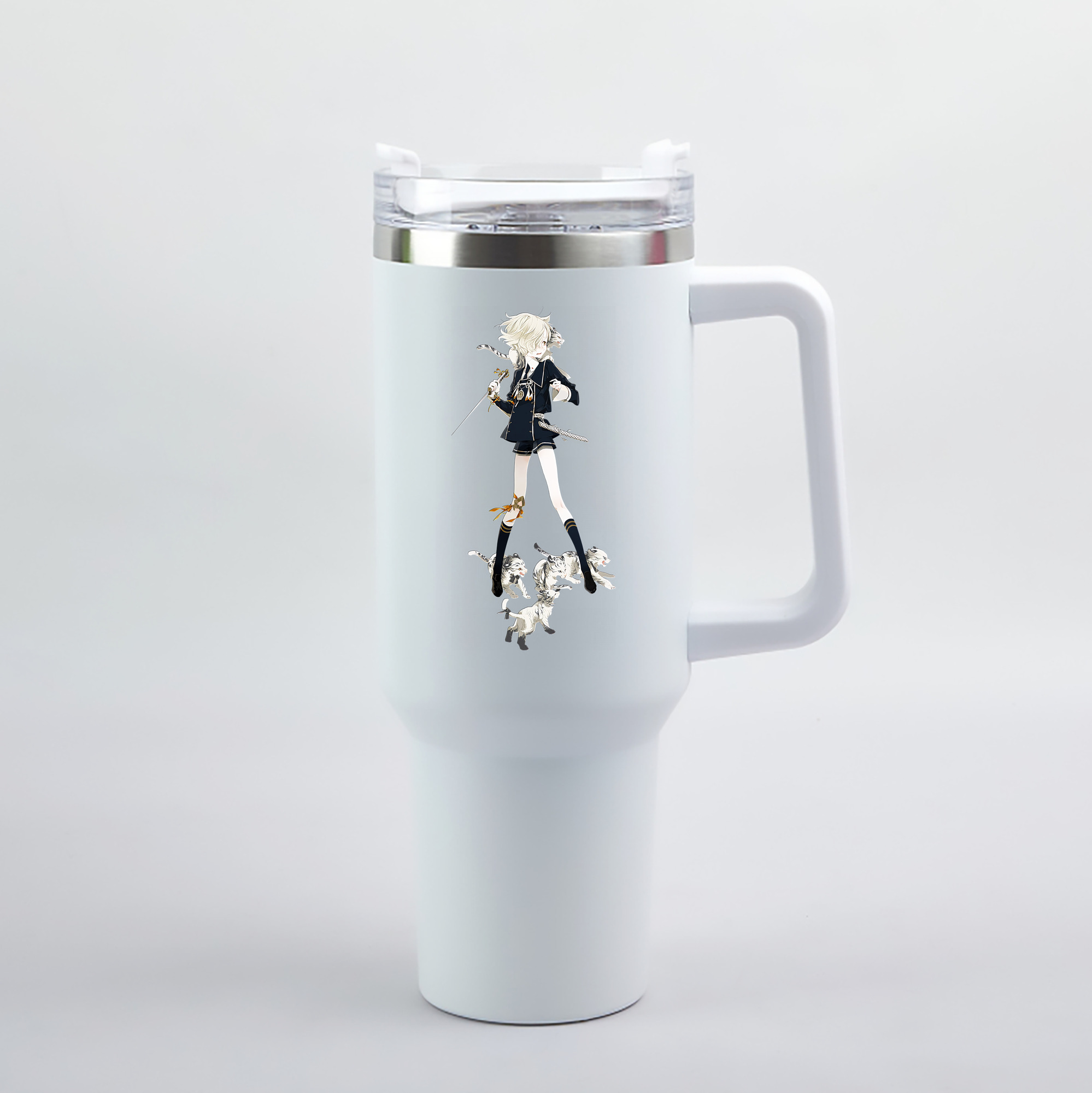 （画像用） 刀剣乱舞 Touken Ranbu 1200mL車用タンブラー（カラープリント）