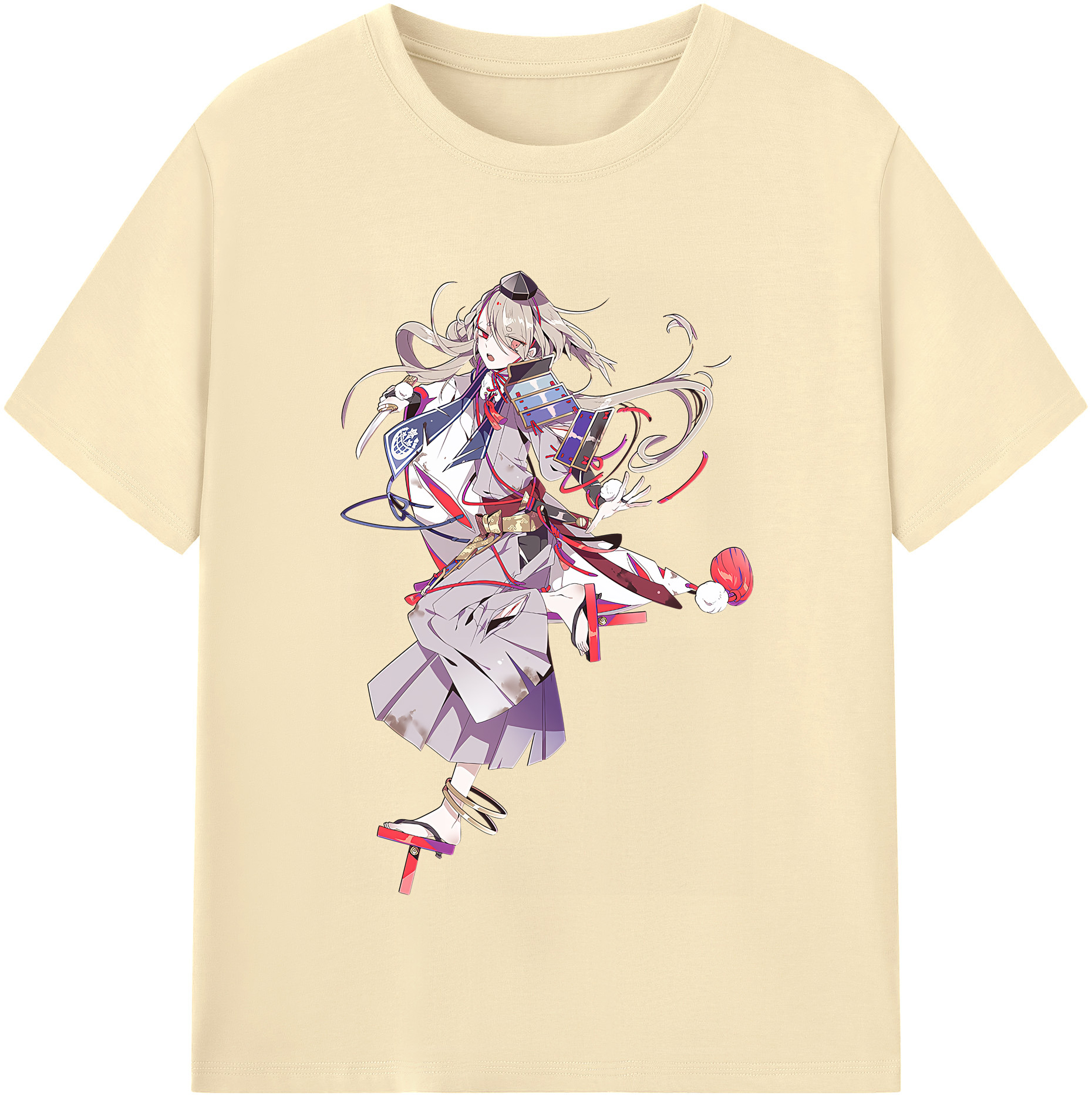 （画像用） 刀剣乱舞 Touken Ranbu 綿100％半袖Tシャツ（フロントプリント）