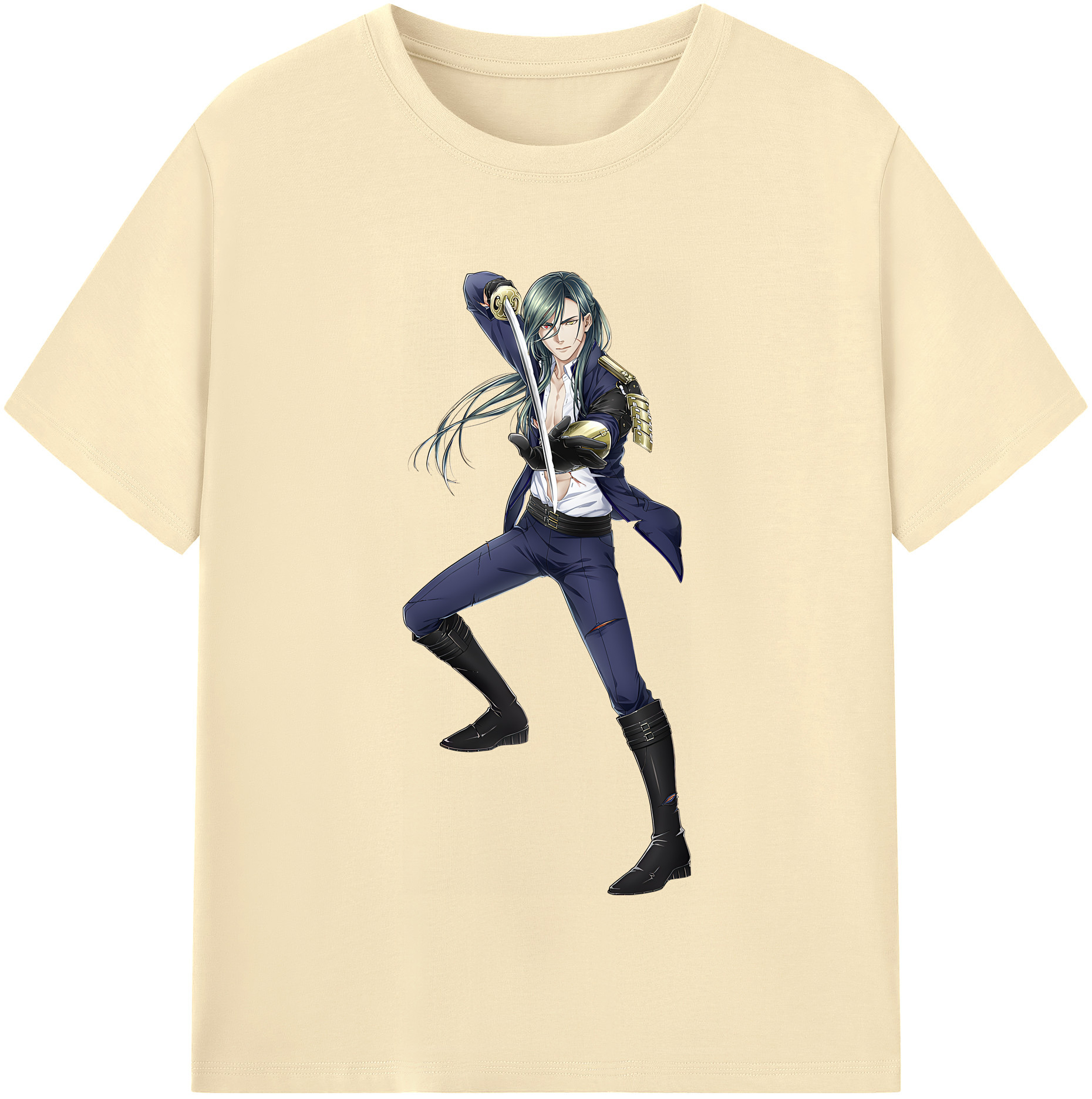 （画像用） 刀剣乱舞 Touken Ranbu 綿100％半袖Tシャツ（フロントプリント）