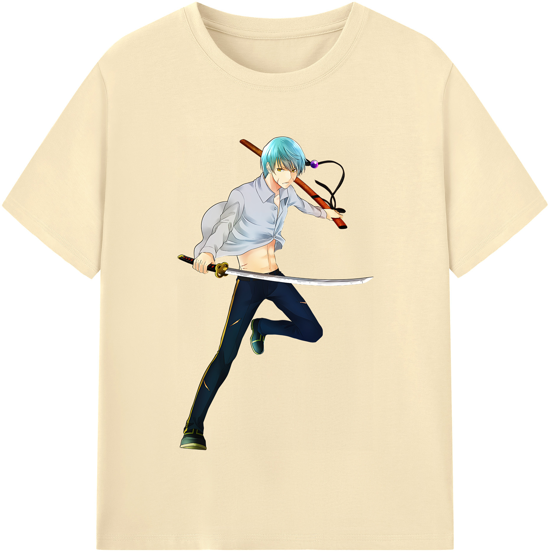 （画像用） 刀剣乱舞 Touken Ranbu 綿100％半袖Tシャツ（フロントプリント）