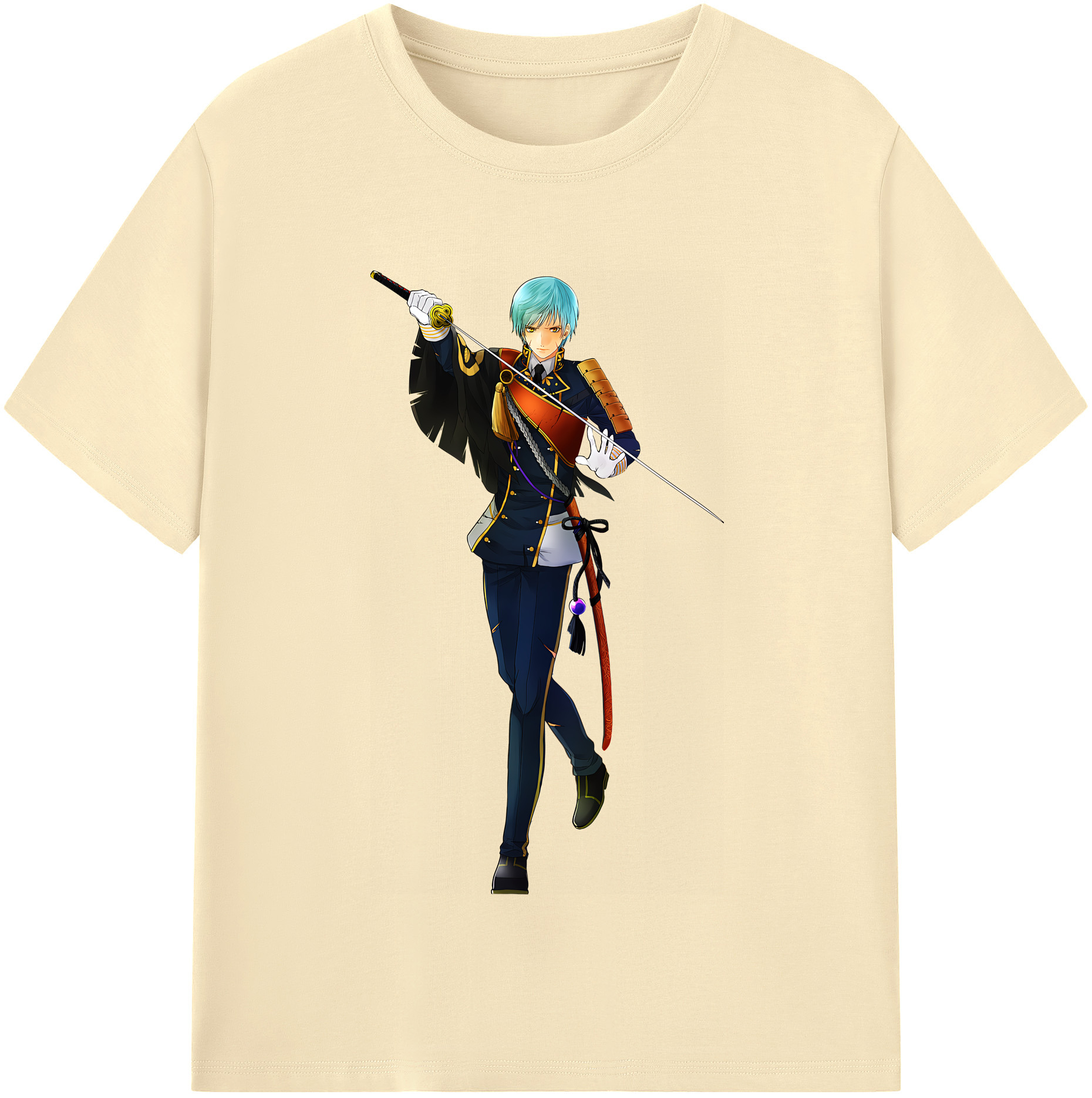 （画像用） 刀剣乱舞 Touken Ranbu 綿100％半袖Tシャツ（フロントプリント）