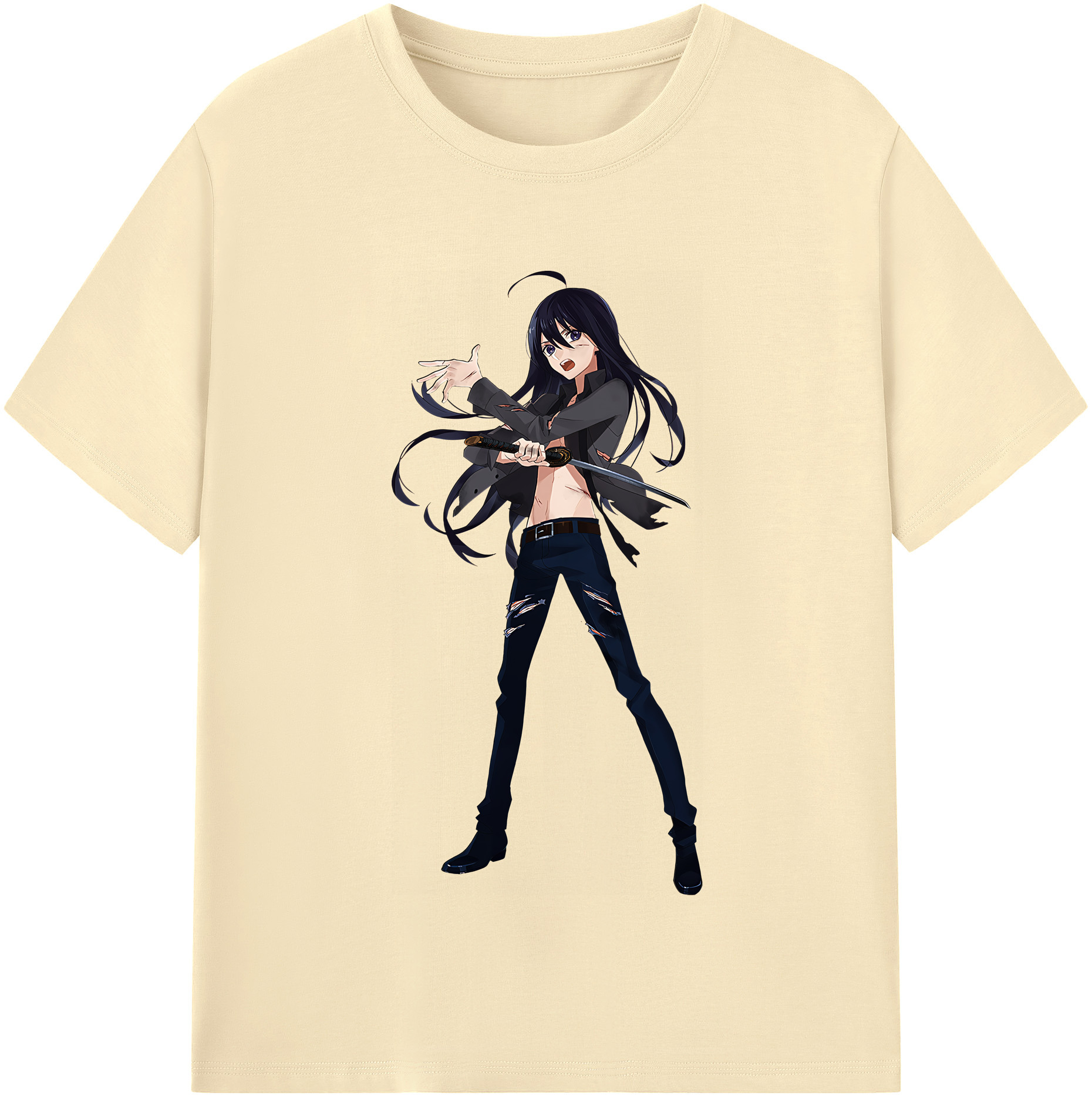 （画像用） 刀剣乱舞 Touken Ranbu 綿100％半袖Tシャツ（フロントプリント）