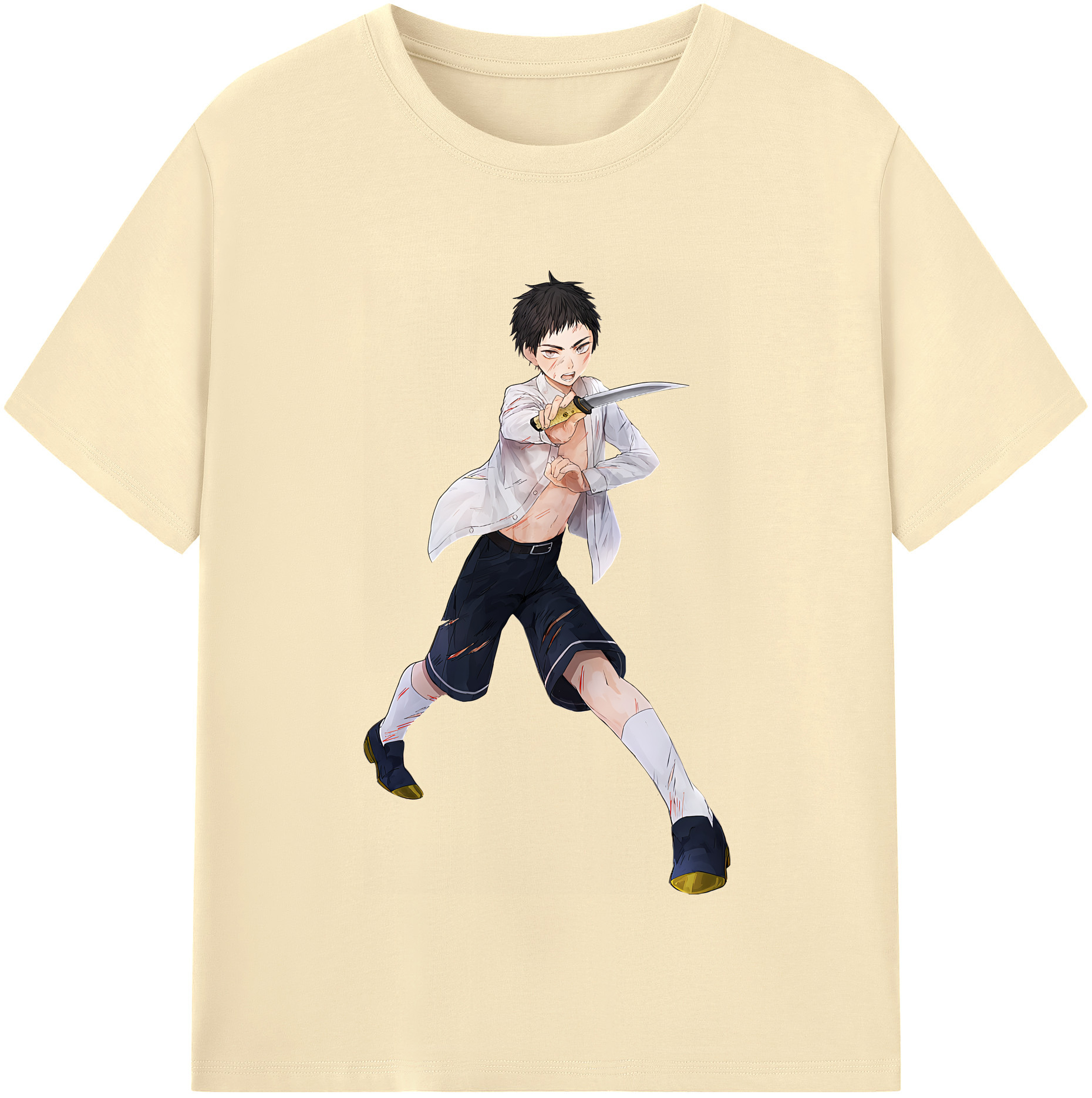 （画像用） 刀剣乱舞 Touken Ranbu 綿100％半袖Tシャツ（フロントプリント）