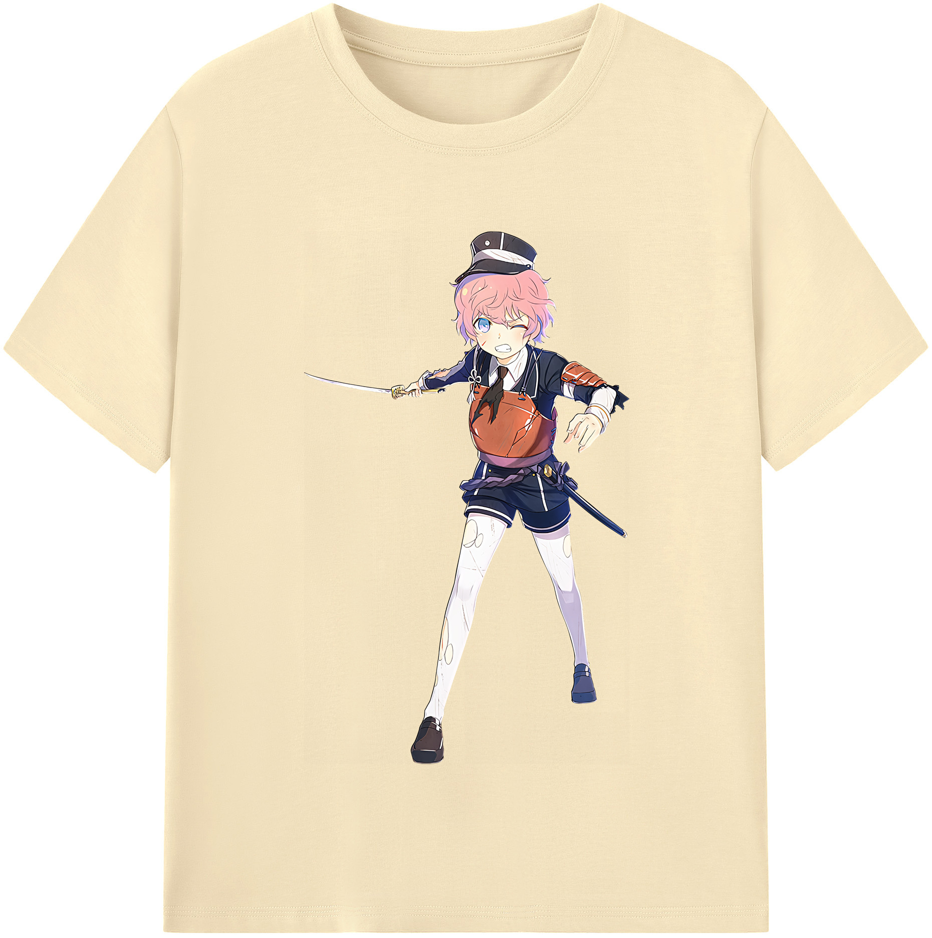 （画像用） 刀剣乱舞 Touken Ranbu 綿100％半袖Tシャツ（フロントプリント）
