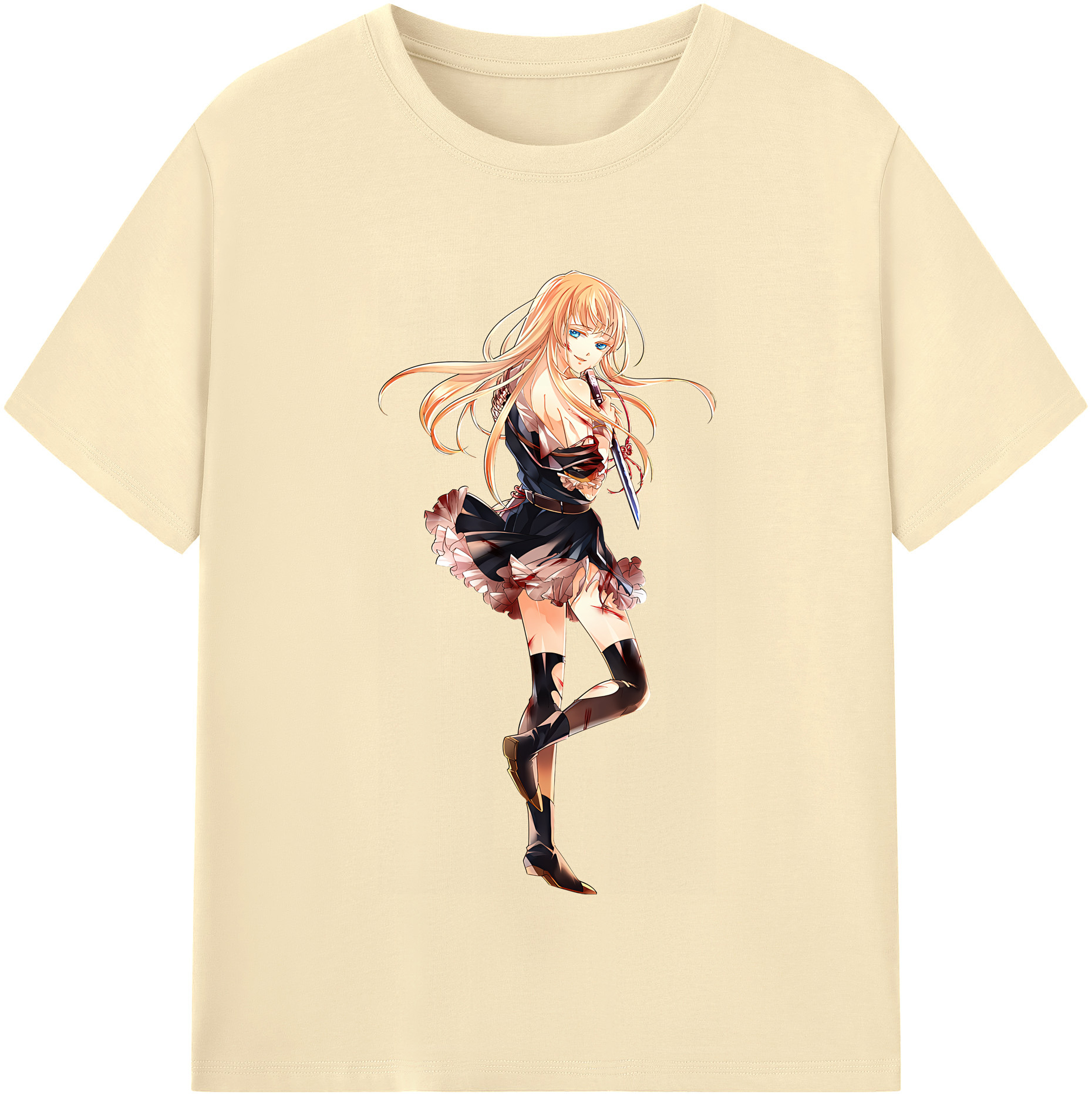 （画像用） 刀剣乱舞 Touken Ranbu 綿100％半袖Tシャツ（フロントプリント）