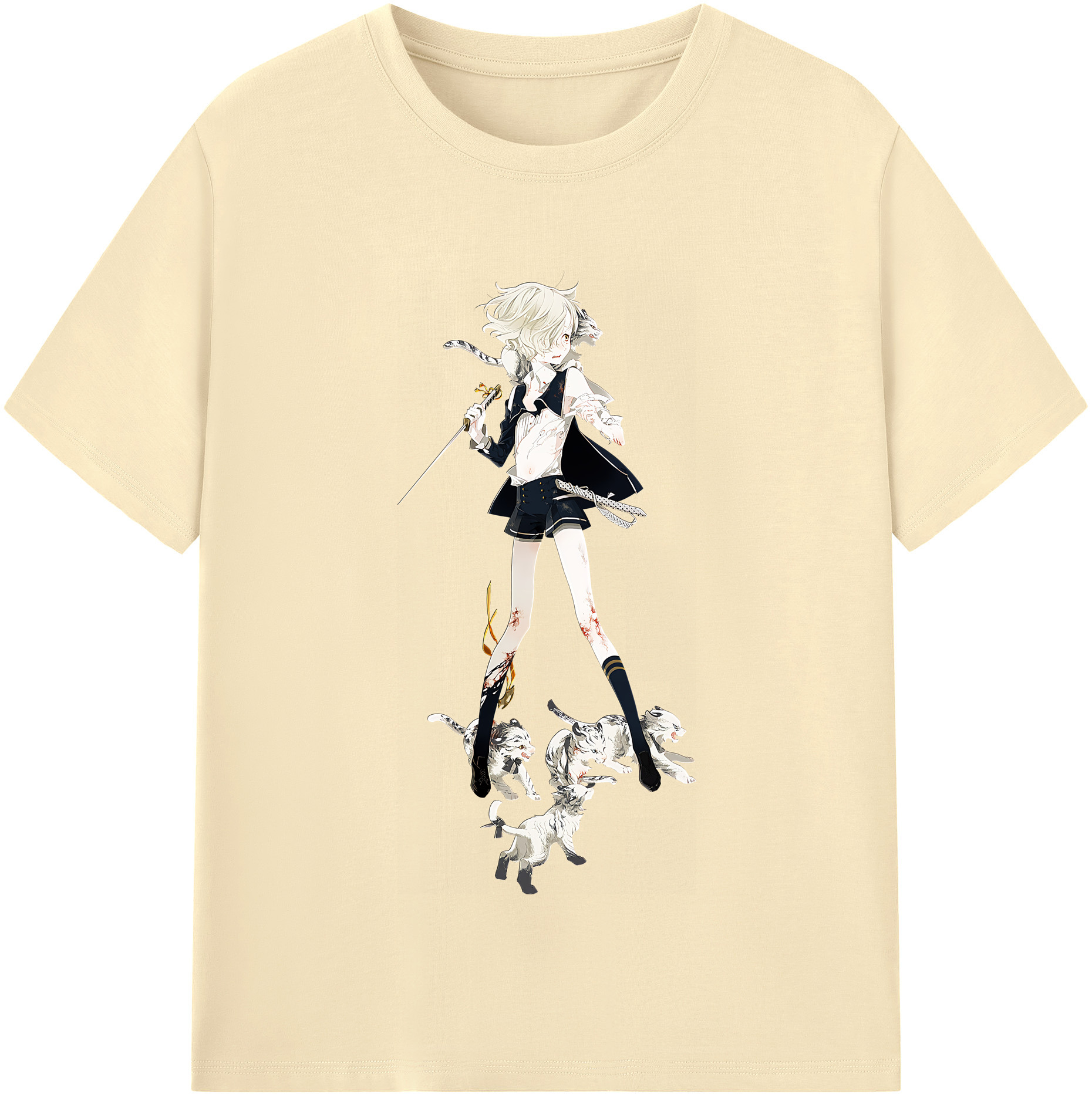 （画像用） 刀剣乱舞 Touken Ranbu 綿100％半袖Tシャツ（フロントプリント）
