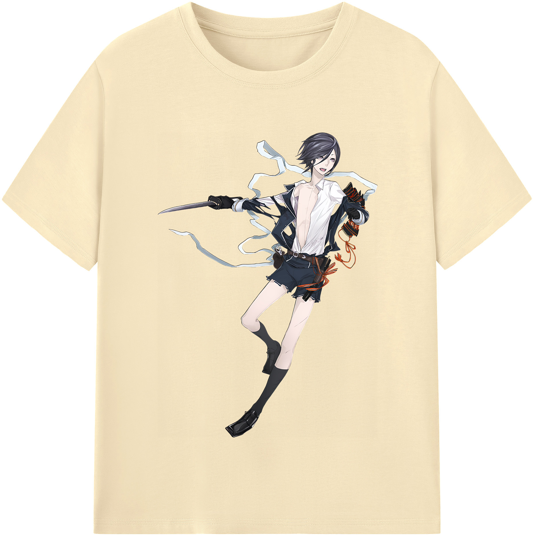 （画像用） 刀剣乱舞 Touken Ranbu 綿100％半袖Tシャツ（フロントプリント）