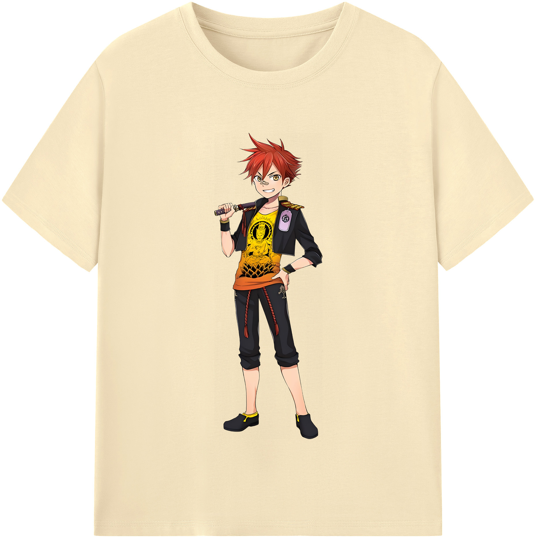 （画像用） 刀剣乱舞 Touken Ranbu 綿100％半袖Tシャツ（フロントプリント）