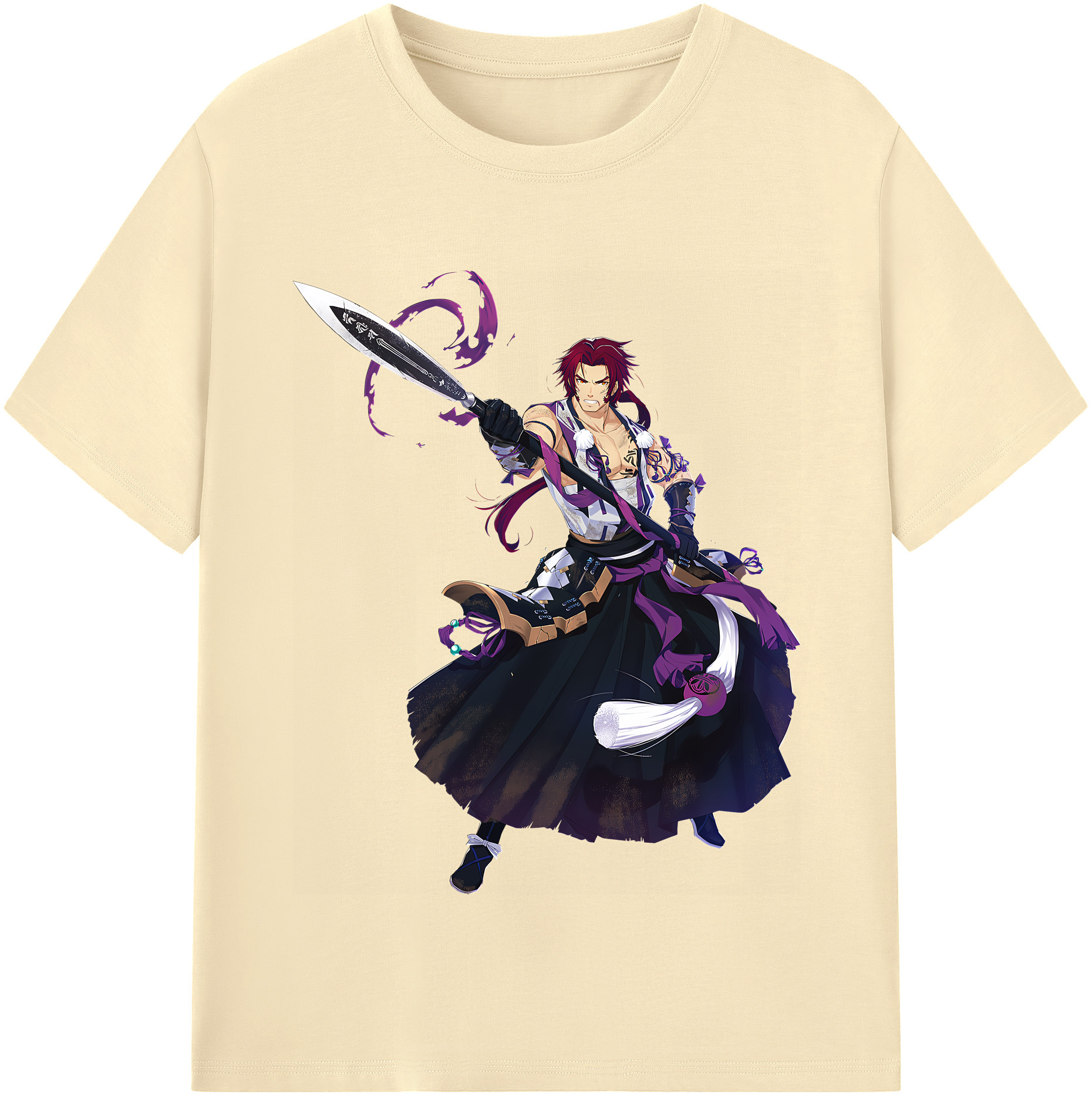 （画像用） 刀剣乱舞 Touken Ranbu 綿100％半袖Tシャツ（フロントプリント）