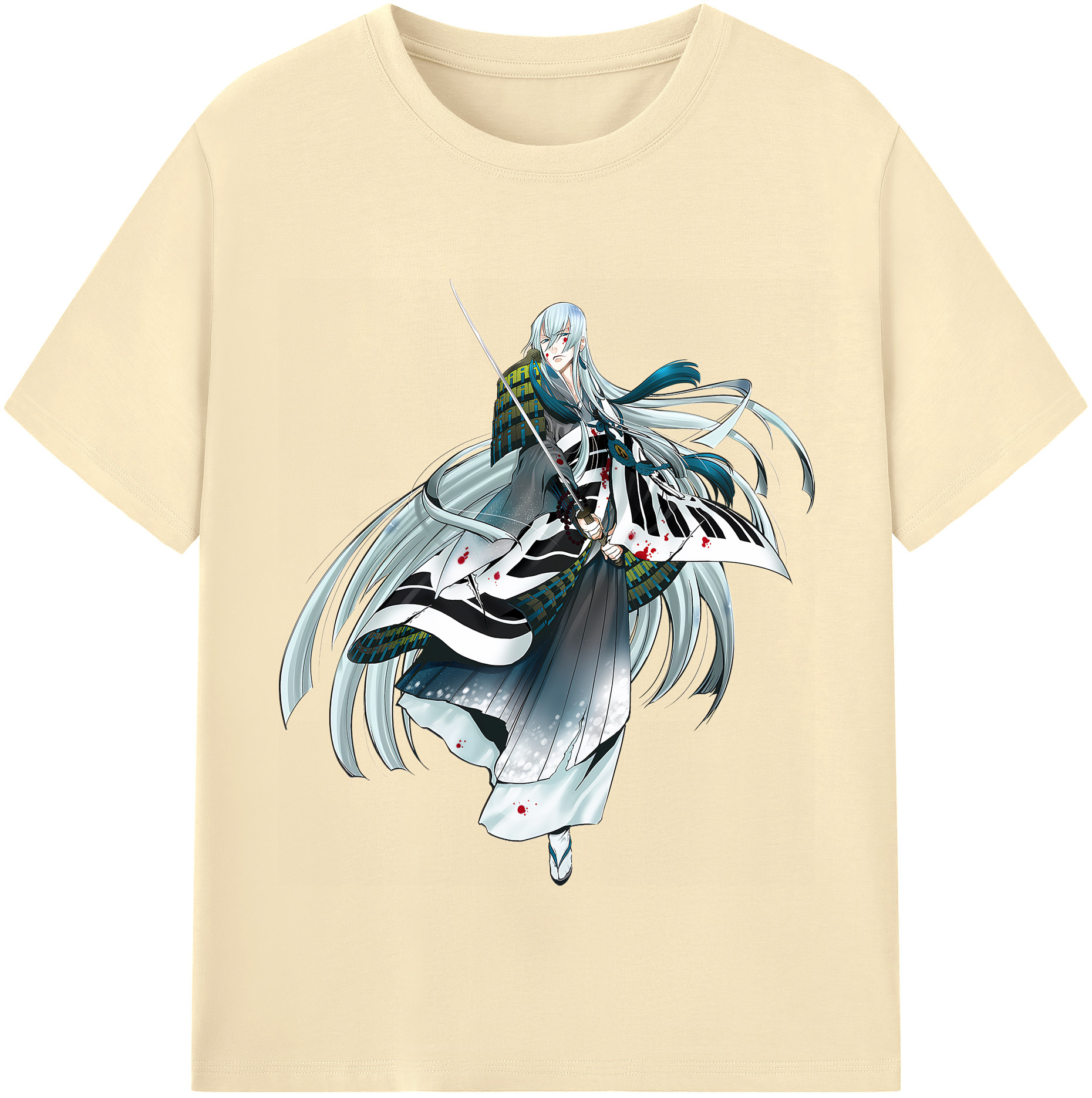 （画像用） 刀剣乱舞 Touken Ranbu 綿100％半袖Tシャツ（フロントプリント）
