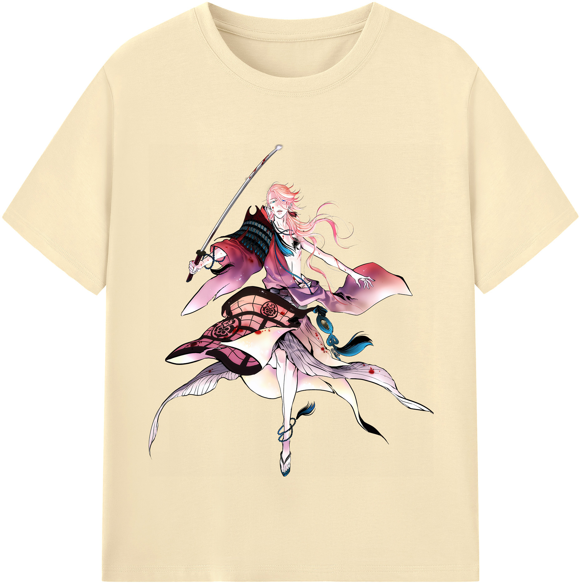 （画像用） 刀剣乱舞 Touken Ranbu 綿100％半袖Tシャツ（フロントプリント）