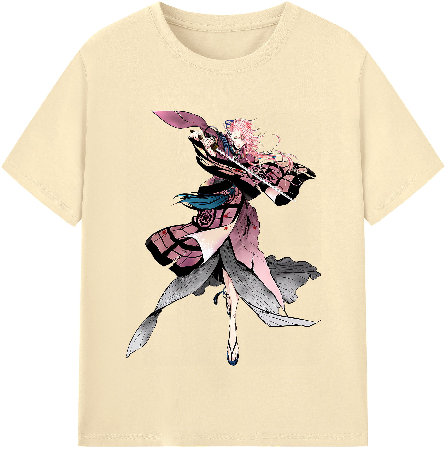 （画像用） 刀剣乱舞 Touken Ranbu 綿100％半袖Tシャツ（フロントプリント）