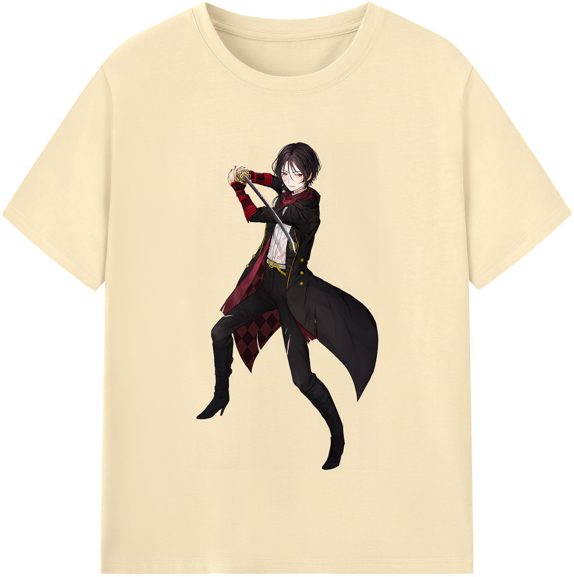 （画像用） 刀剣乱舞 Touken Ranbu 綿100％半袖Tシャツ（フロントプリント）