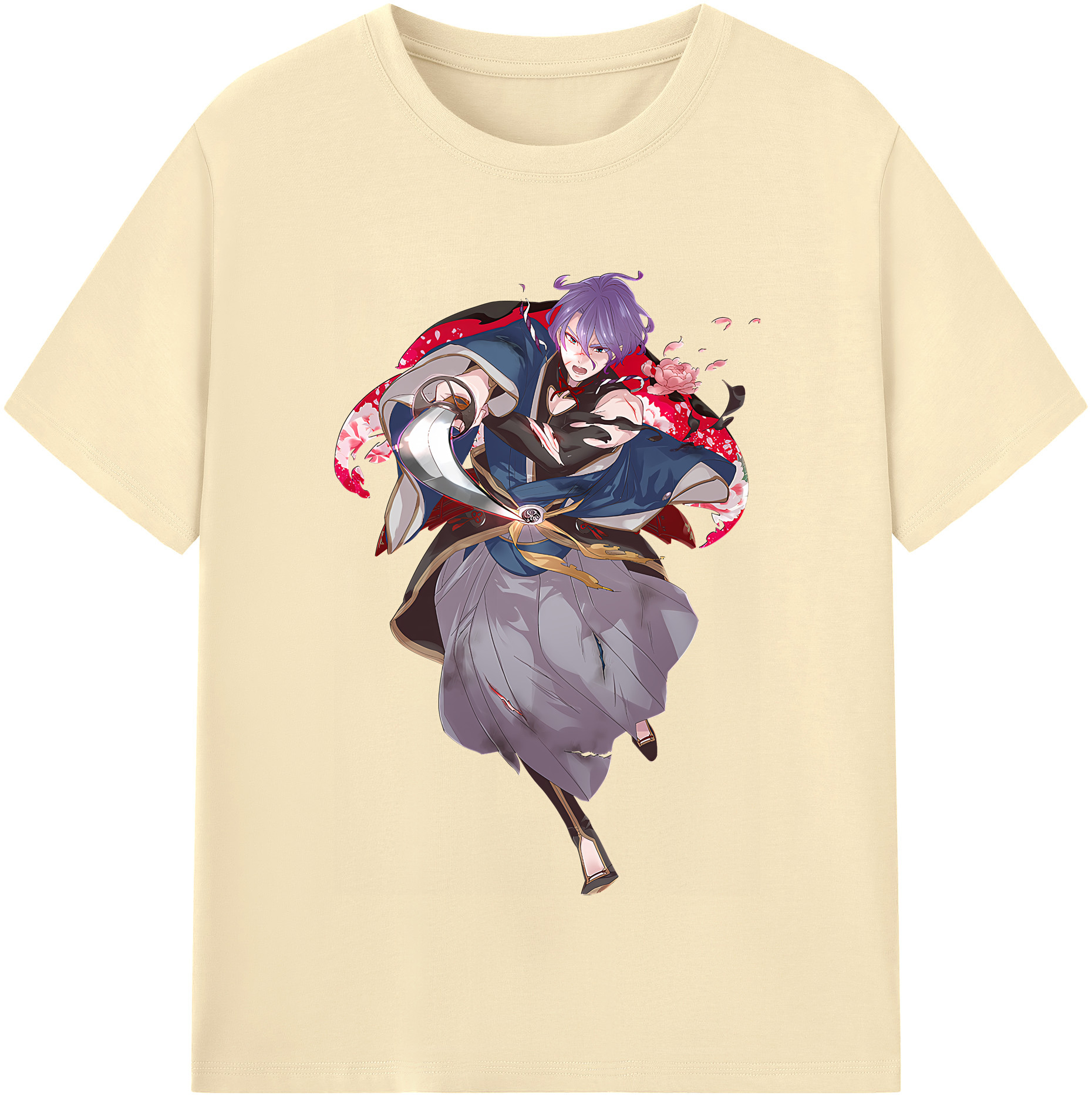 （画像用） 刀剣乱舞 Touken Ranbu 綿100％半袖Tシャツ（フロントプリント）