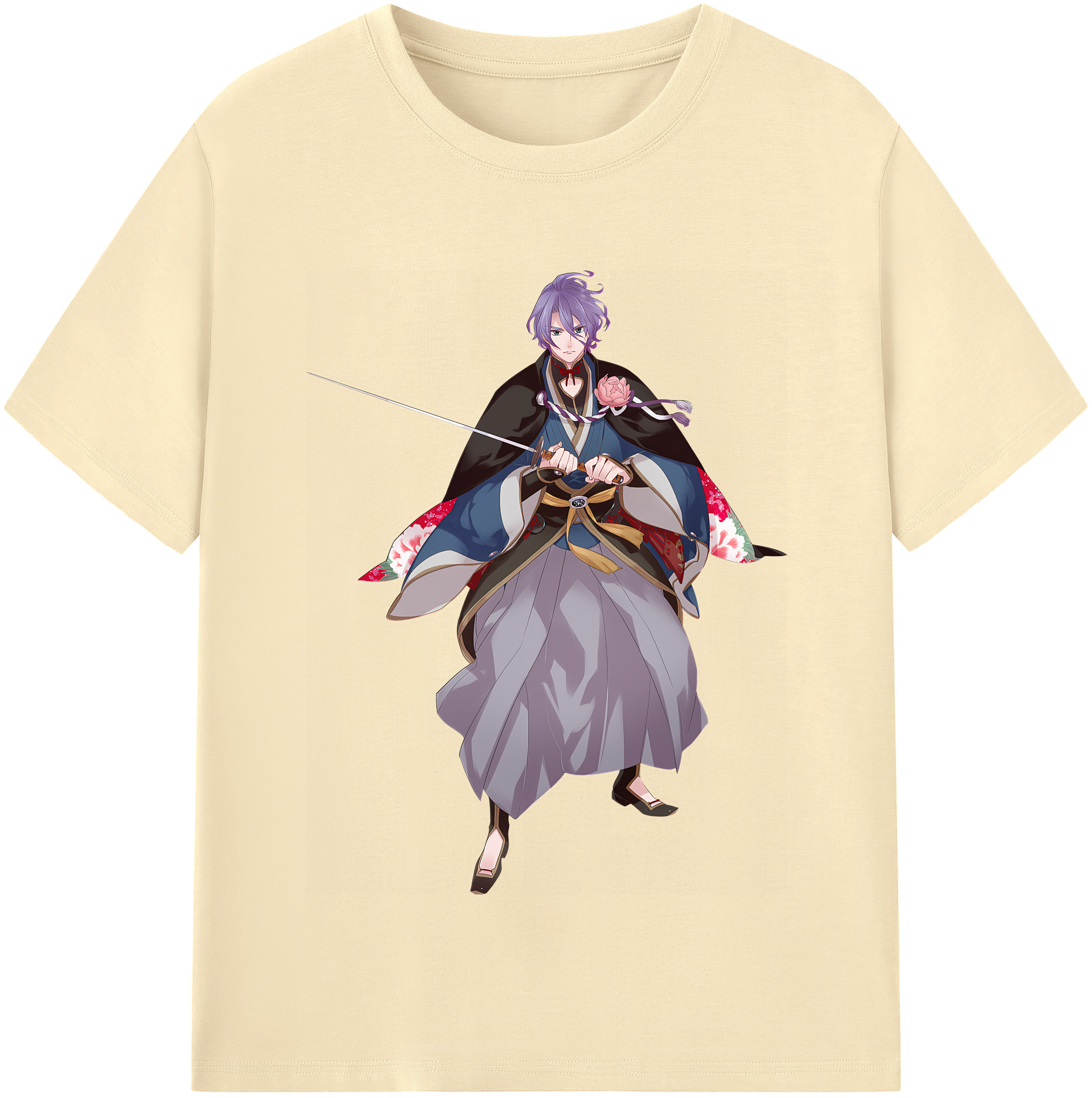 （画像用） 刀剣乱舞 Touken Ranbu 綿100％半袖Tシャツ（フロントプリント）