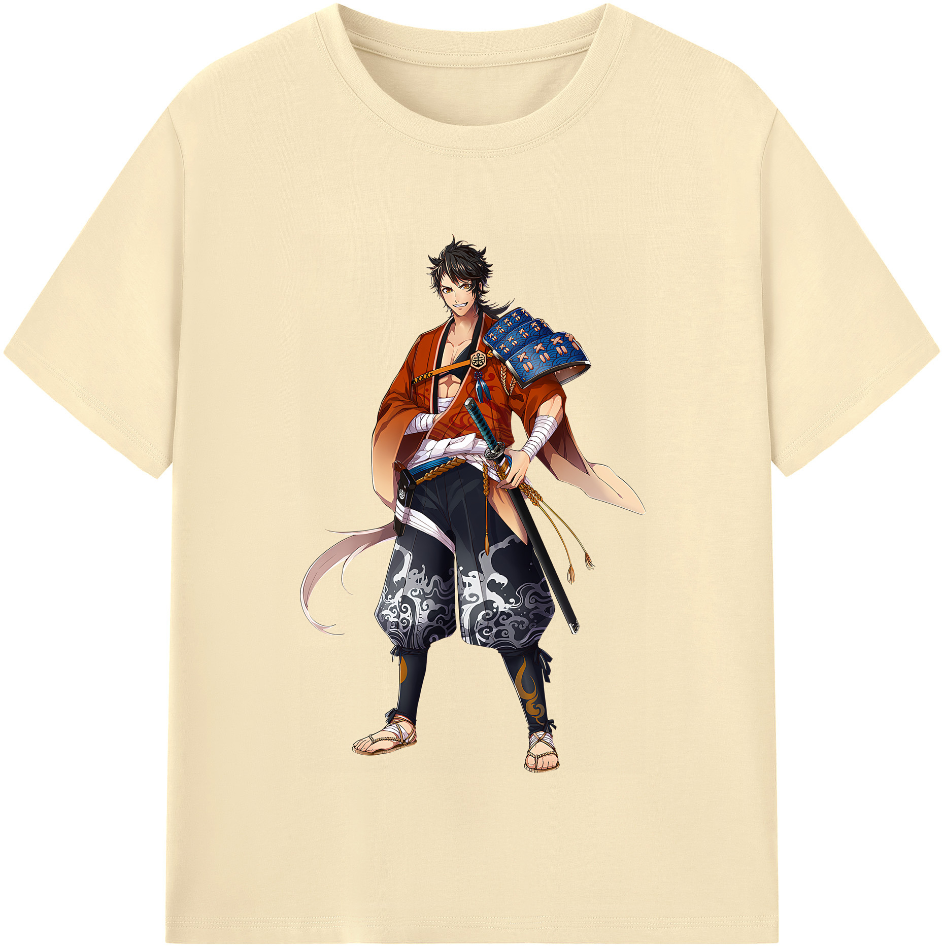 （画像用） 刀剣乱舞 Touken Ranbu 綿100％半袖Tシャツ（フロントプリント）