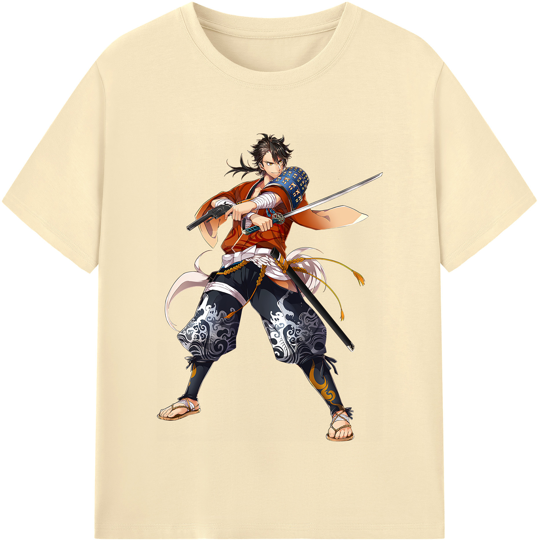 （画像用） 刀剣乱舞 Touken Ranbu 綿100％半袖Tシャツ（フロントプリント）