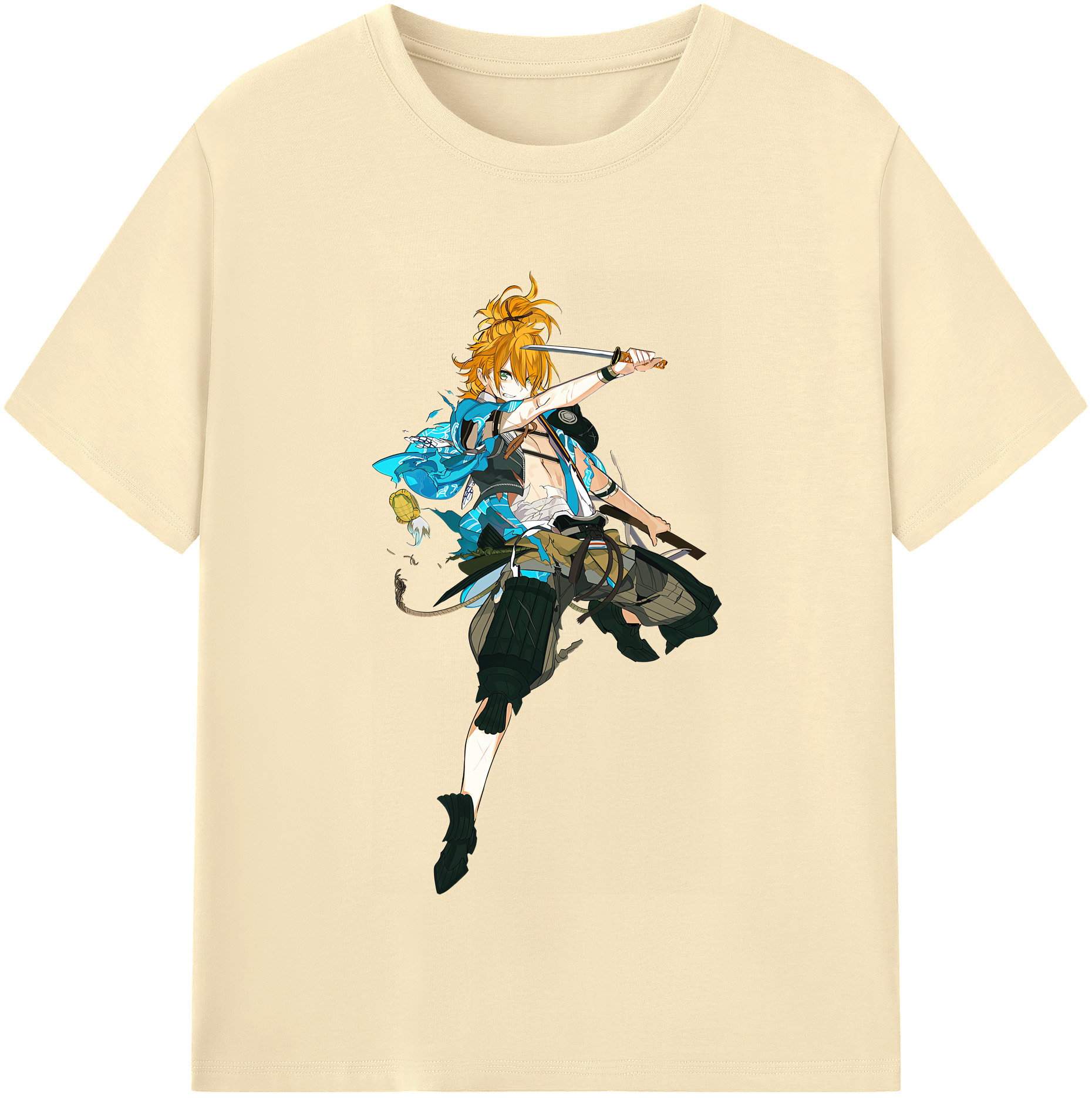 （画像用） 刀剣乱舞 Touken Ranbu 綿100％半袖Tシャツ（フロントプリント）