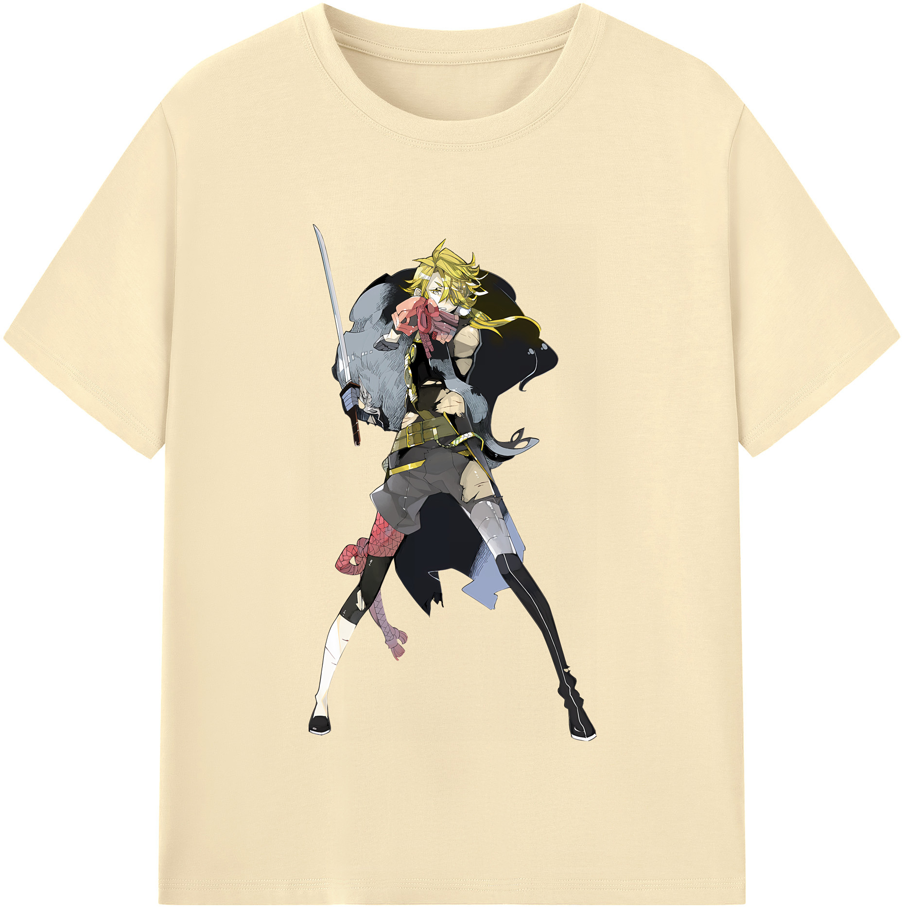 （画像用） 刀剣乱舞 Touken Ranbu 綿100％半袖Tシャツ（フロントプリント）