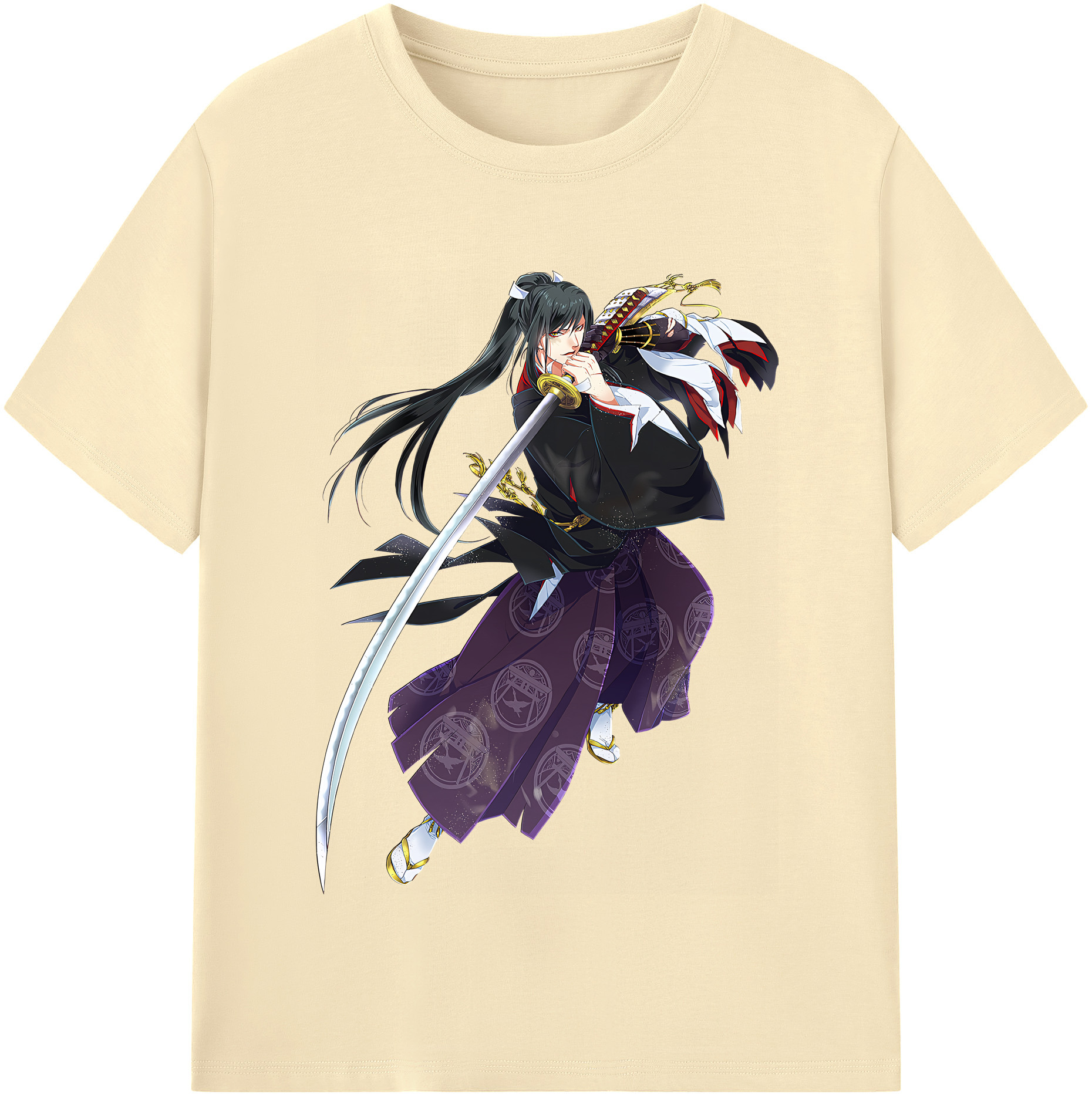 （画像用） 刀剣乱舞 Touken Ranbu 綿100％半袖Tシャツ（フロントプリント）