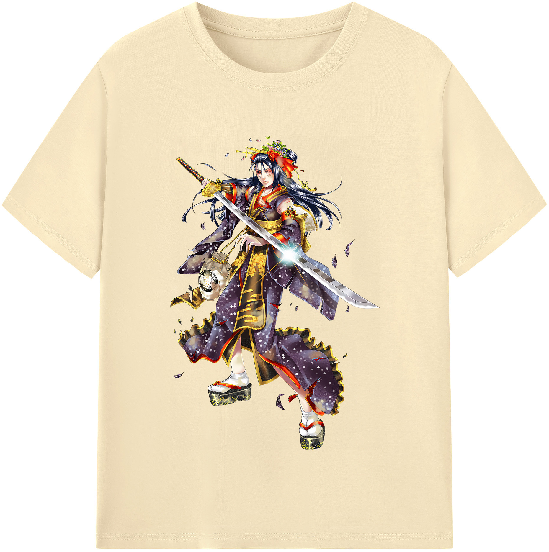 （画像用） 刀剣乱舞 Touken Ranbu 綿100％半袖Tシャツ（フロントプリント）