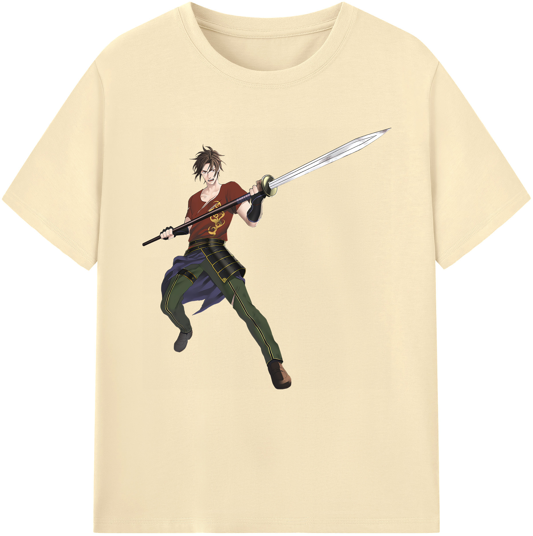 （画像用） 刀剣乱舞 Touken Ranbu 綿100％半袖Tシャツ（フロントプリント）