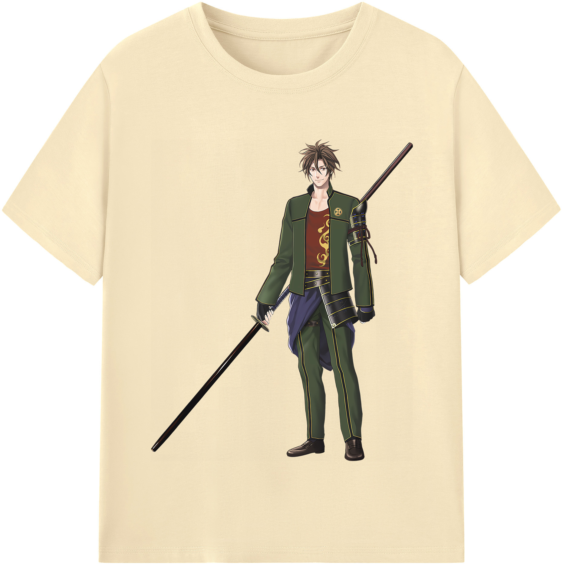 （画像用） 刀剣乱舞 Touken Ranbu 綿100％半袖Tシャツ（フロントプリント）