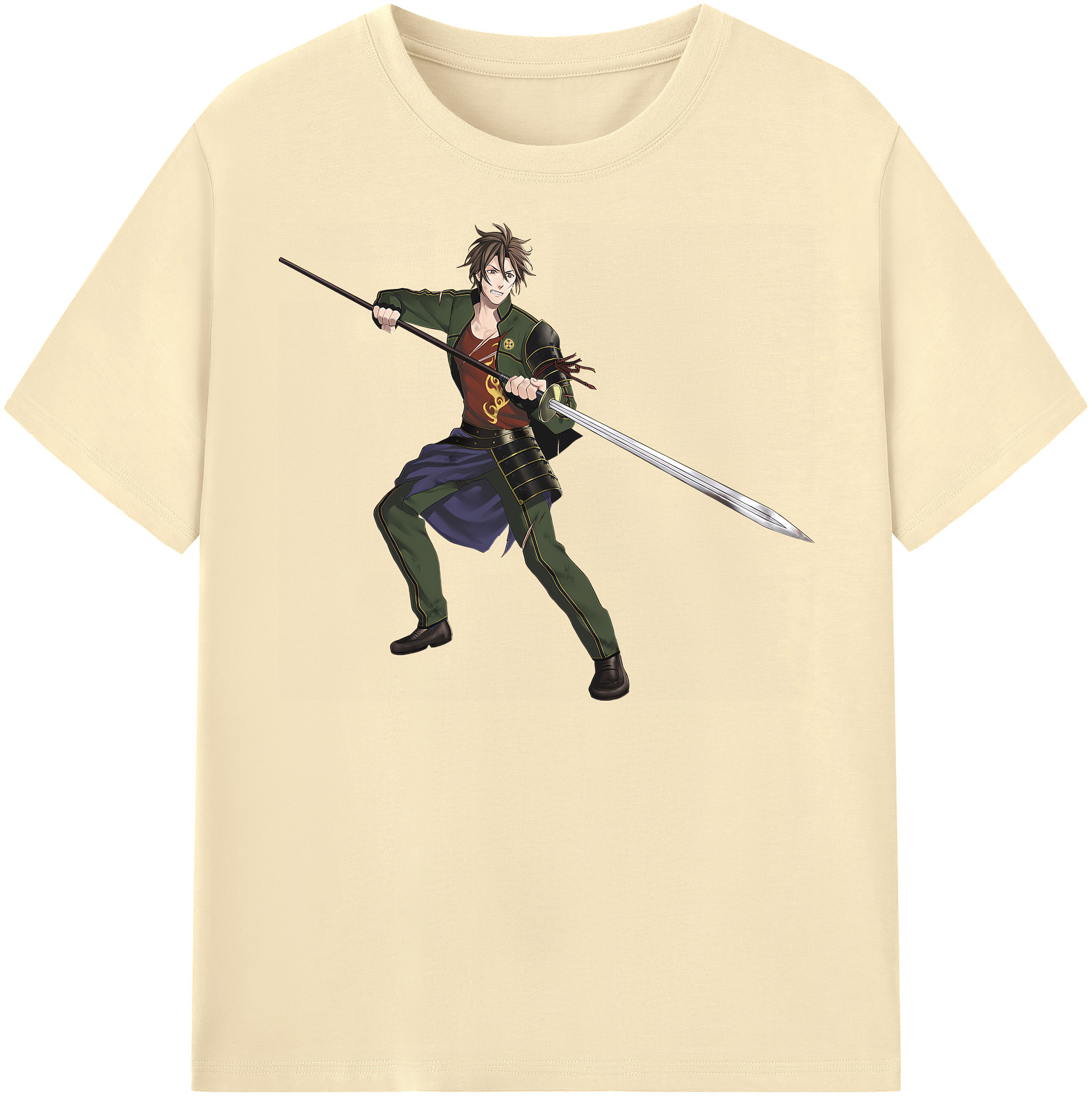 （画像用） 刀剣乱舞 Touken Ranbu 綿100％半袖Tシャツ（フロントプリント）