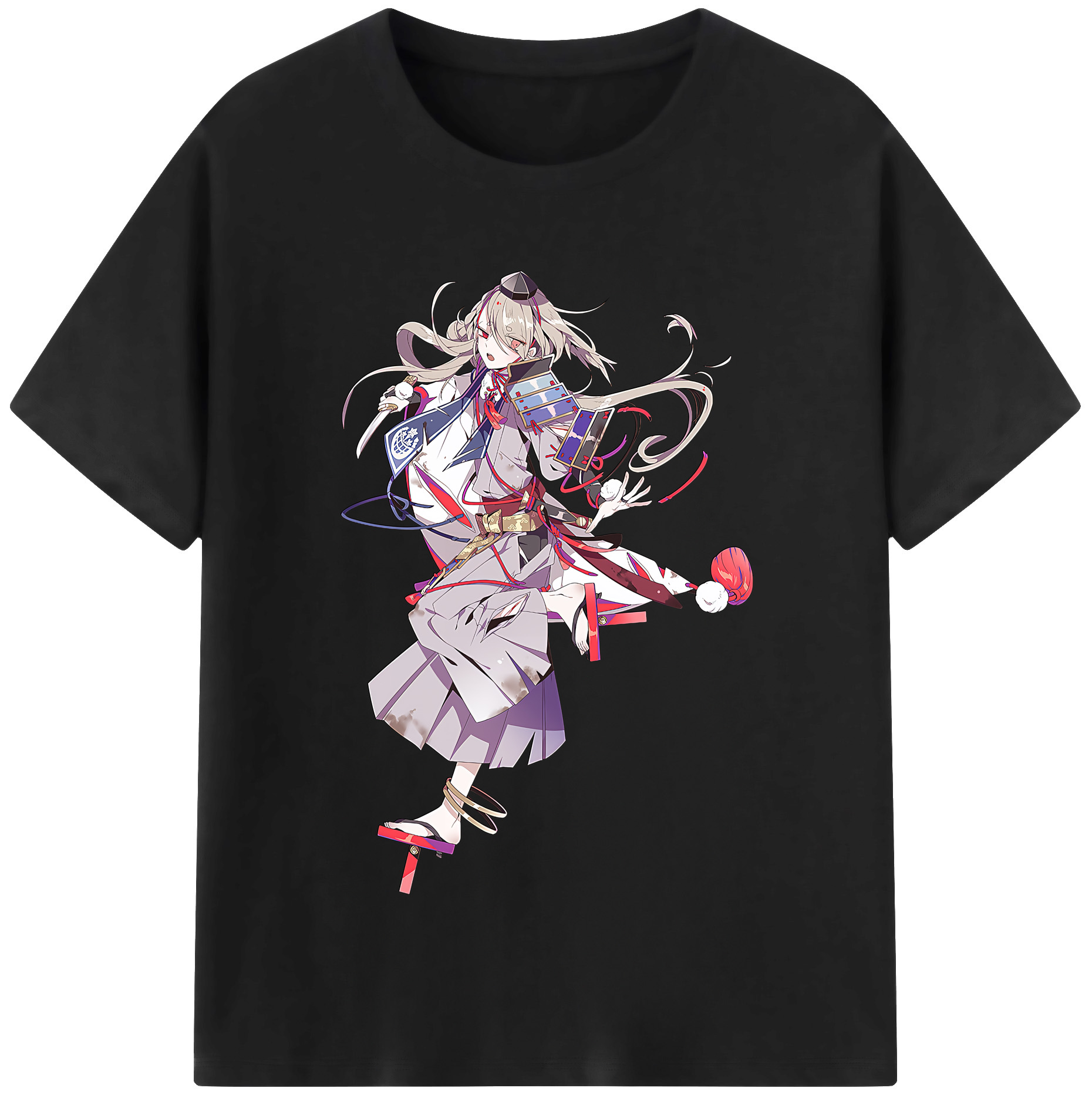（画像用） 刀剣乱舞 Touken Ranbu 綿100％半袖Tシャツ（フロントプリント）