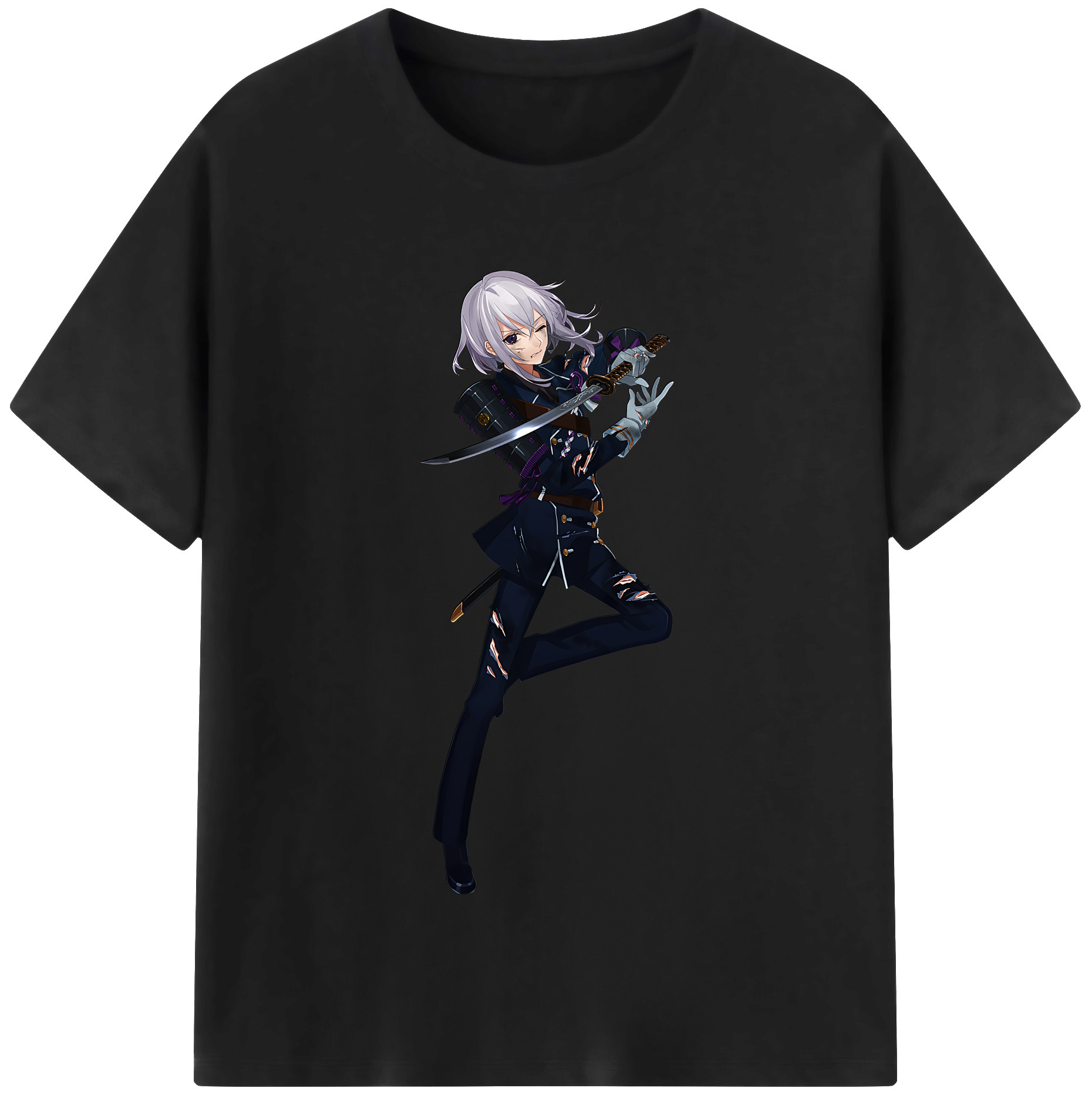 （画像用） 刀剣乱舞 Touken Ranbu 綿100％半袖Tシャツ（フロントプリント）