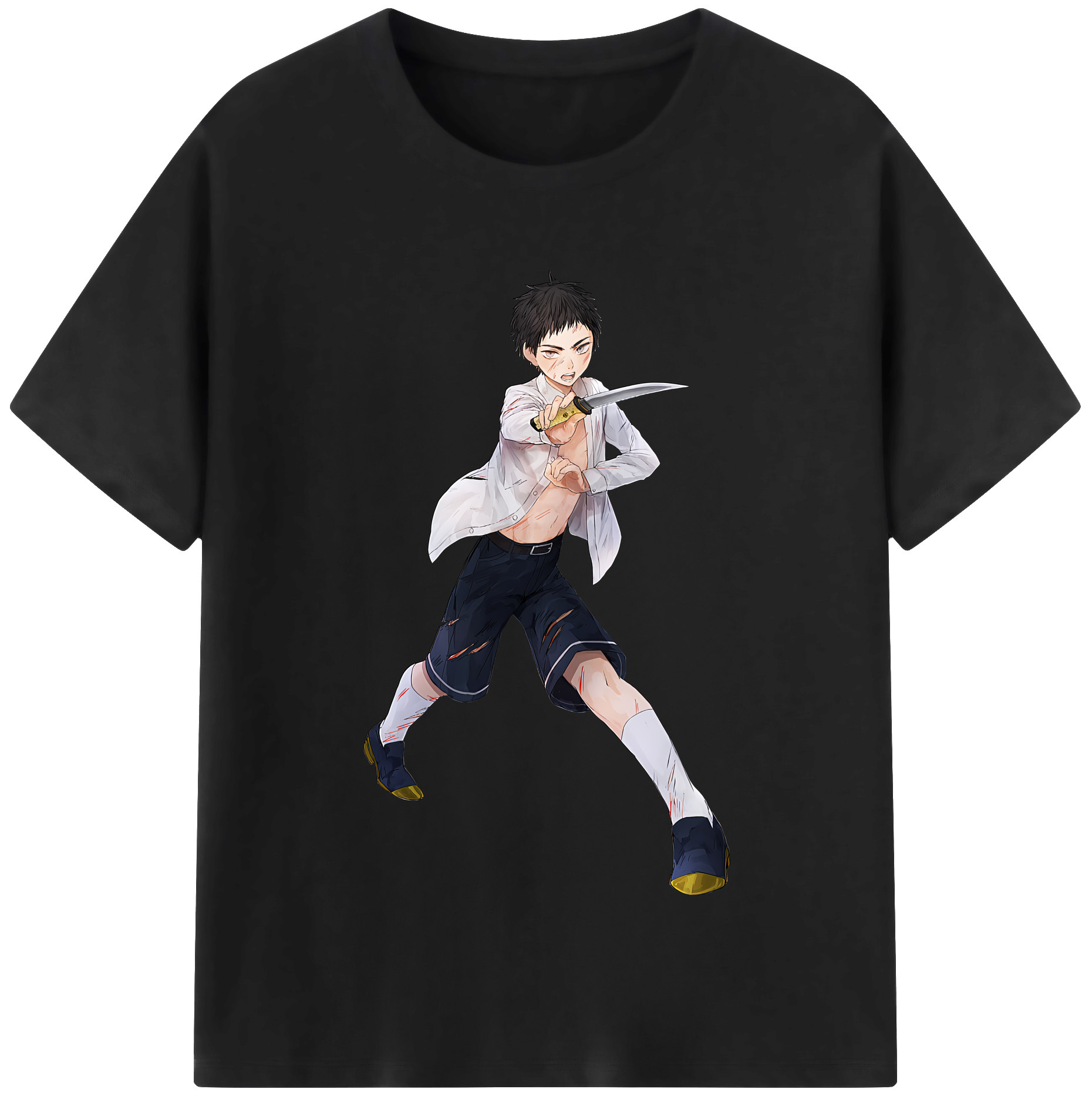 （画像用） 刀剣乱舞 Touken Ranbu 綿100％半袖Tシャツ（フロントプリント）