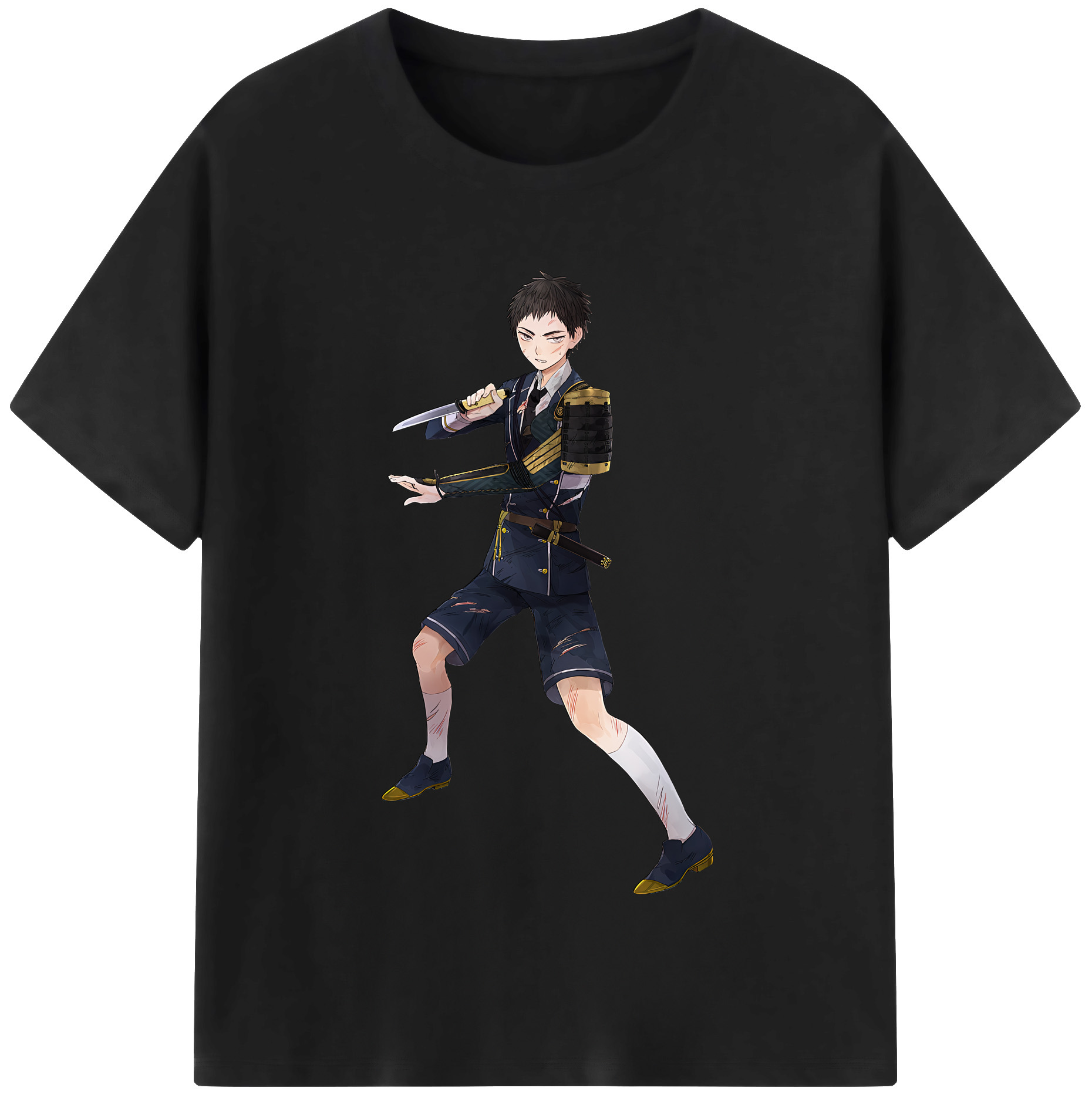 （画像用） 刀剣乱舞 Touken Ranbu 綿100％半袖Tシャツ（フロントプリント）
