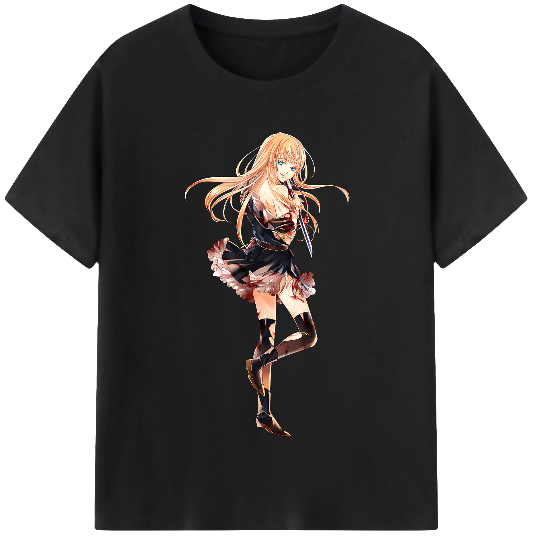 （画像用） 刀剣乱舞 Touken Ranbu 綿100％半袖Tシャツ（フロントプリント）
