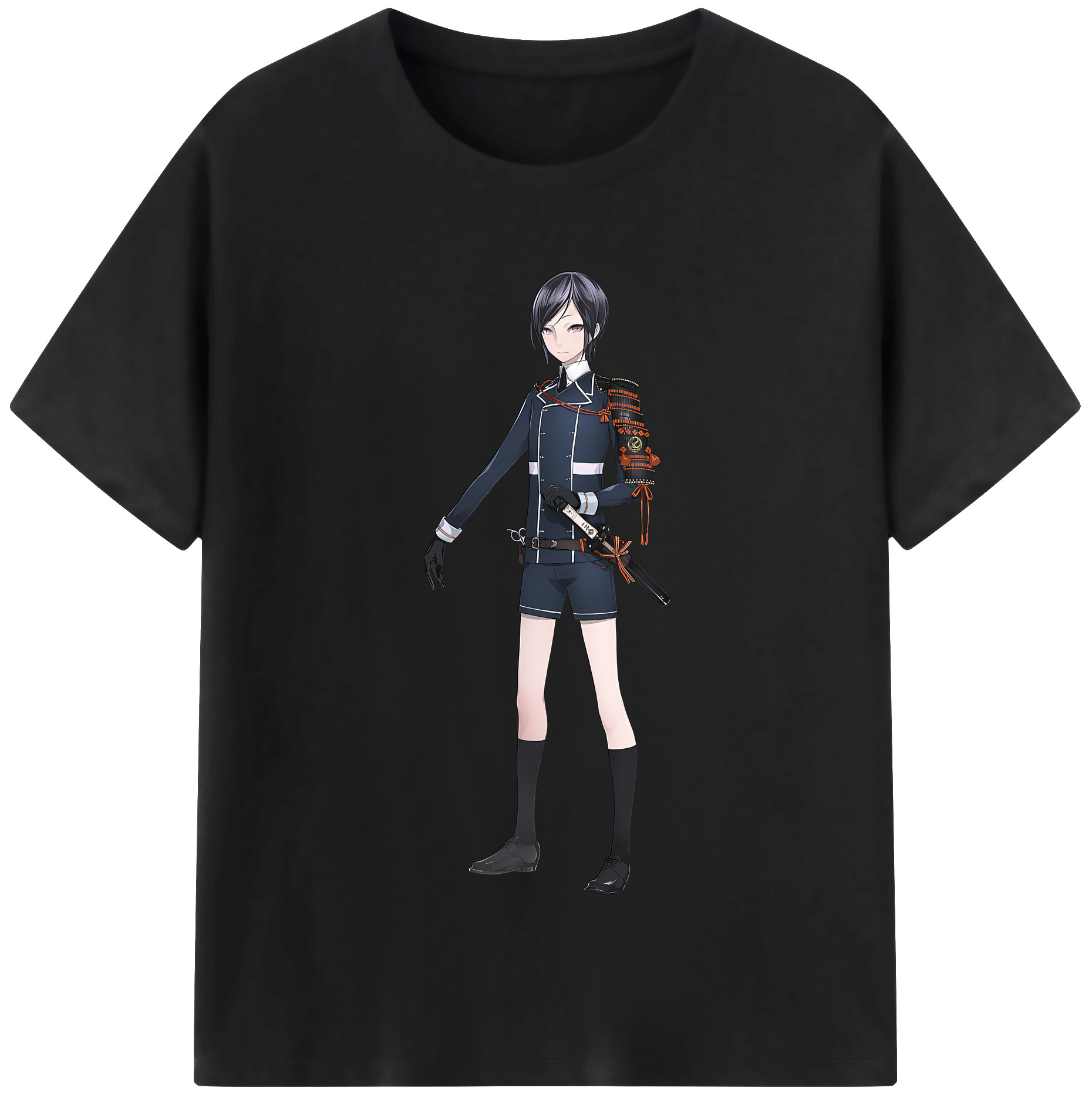 （画像用） 刀剣乱舞 Touken Ranbu 綿100％半袖Tシャツ（フロントプリント）