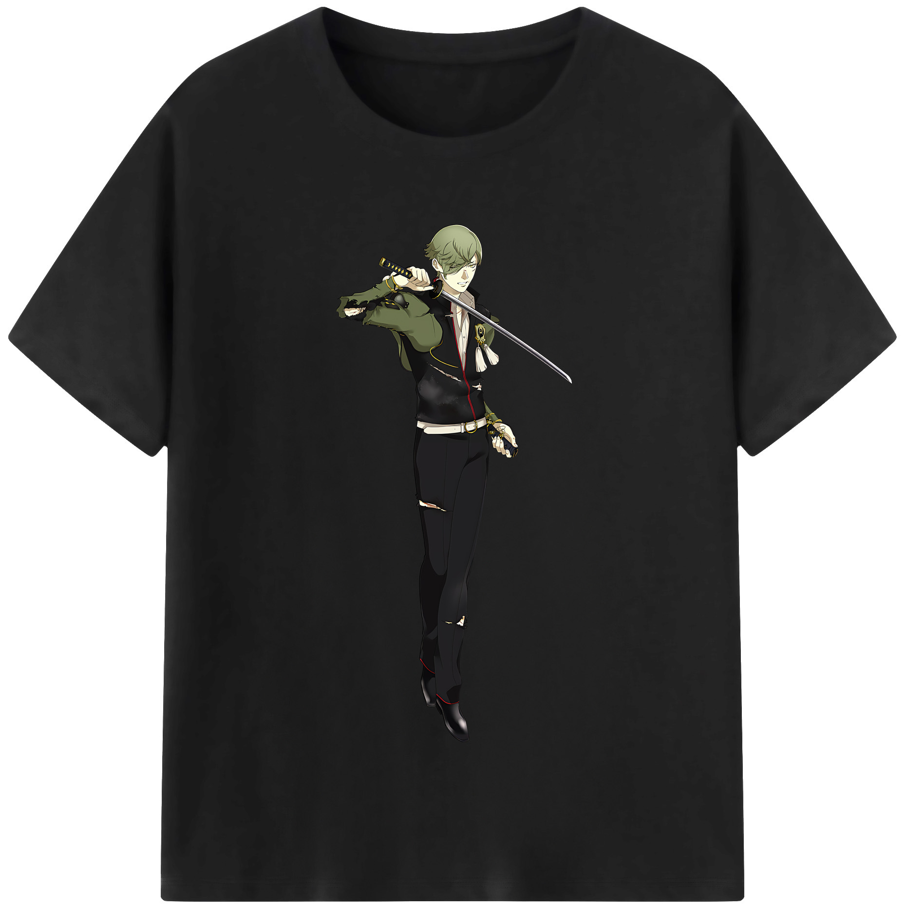 （画像用） 刀剣乱舞 Touken Ranbu 綿100％半袖Tシャツ（フロントプリント）