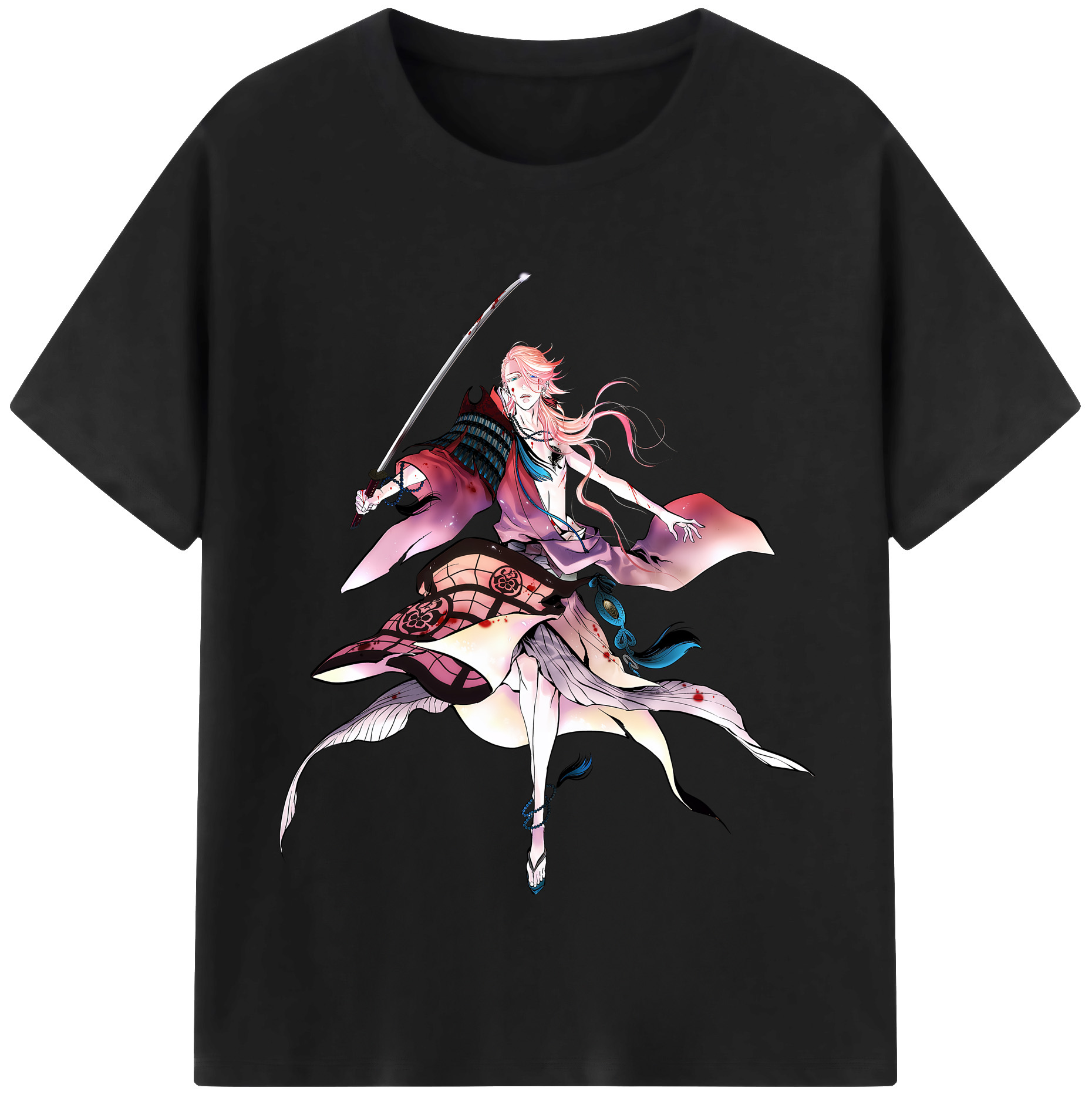 （画像用） 刀剣乱舞 Touken Ranbu 綿100％半袖Tシャツ（フロントプリント）