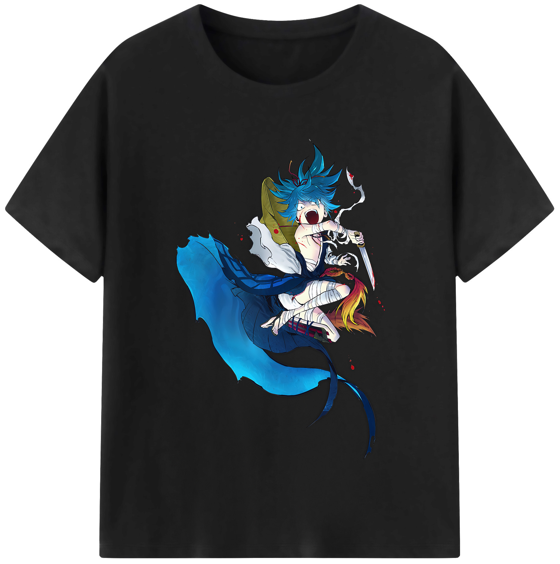 （画像用） 刀剣乱舞 Touken Ranbu 綿100％半袖Tシャツ（フロントプリント）