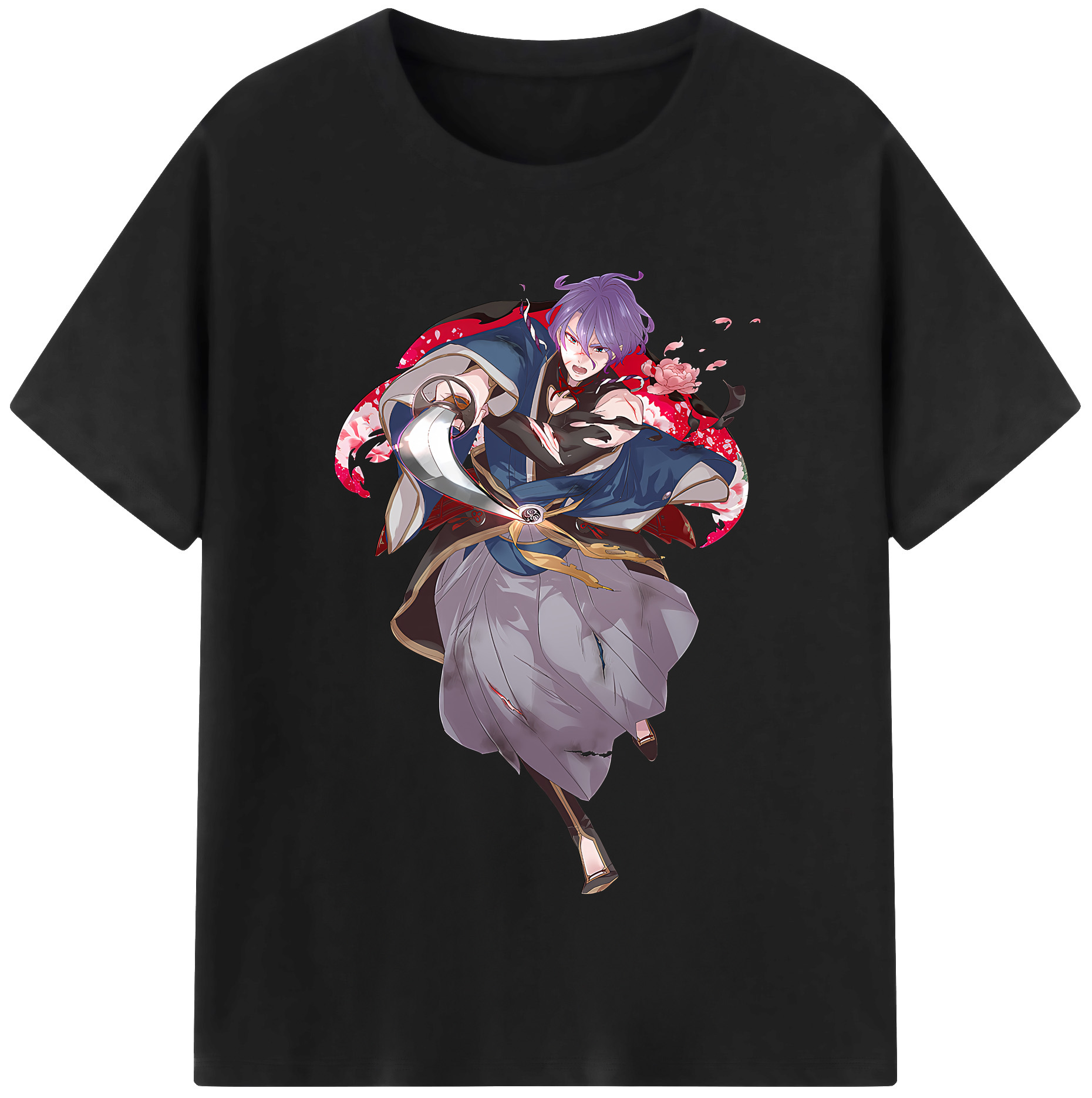 （画像用） 刀剣乱舞 Touken Ranbu 綿100％半袖Tシャツ（フロントプリント）