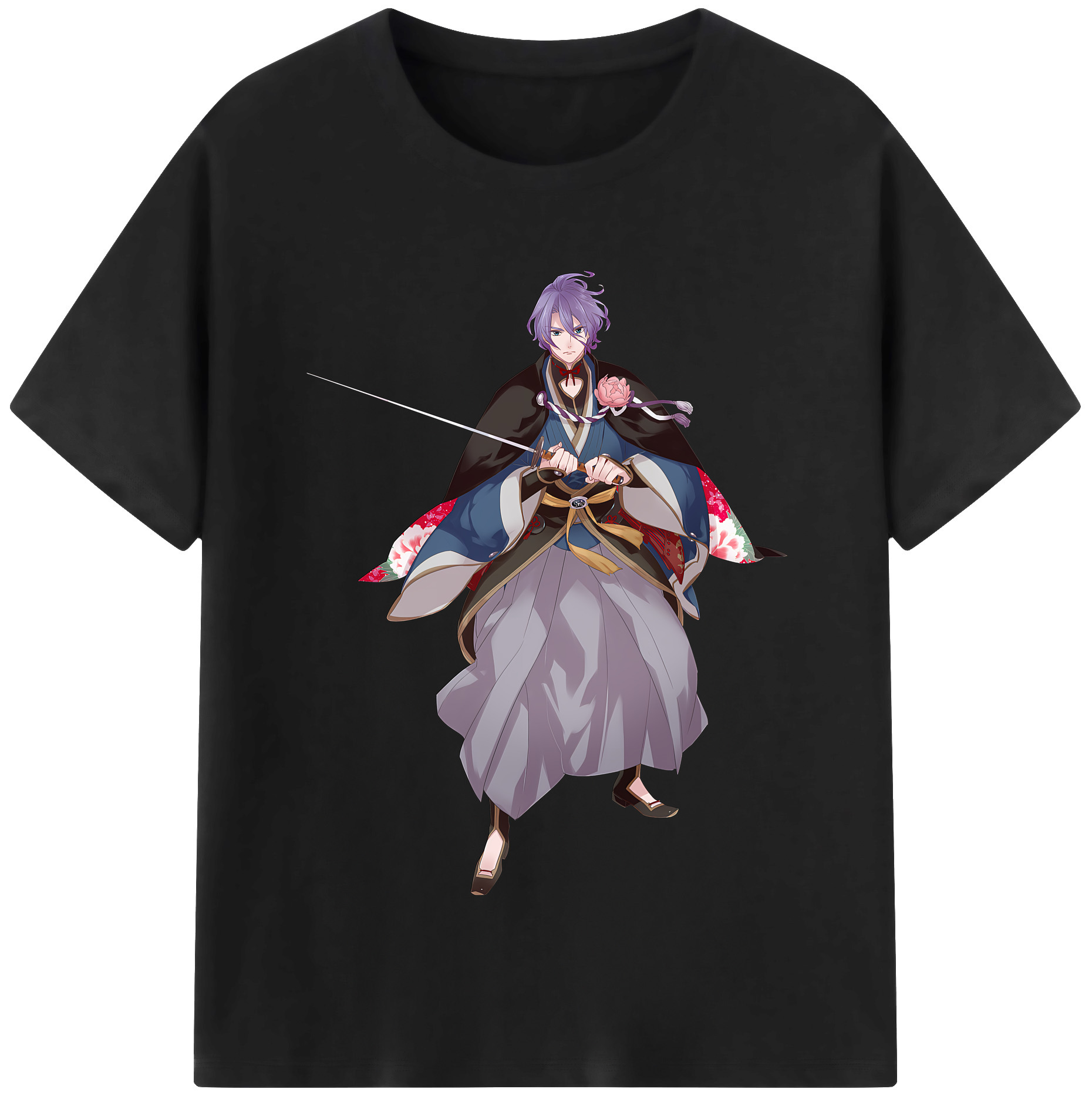 （画像用） 刀剣乱舞 Touken Ranbu 綿100％半袖Tシャツ（フロントプリント）