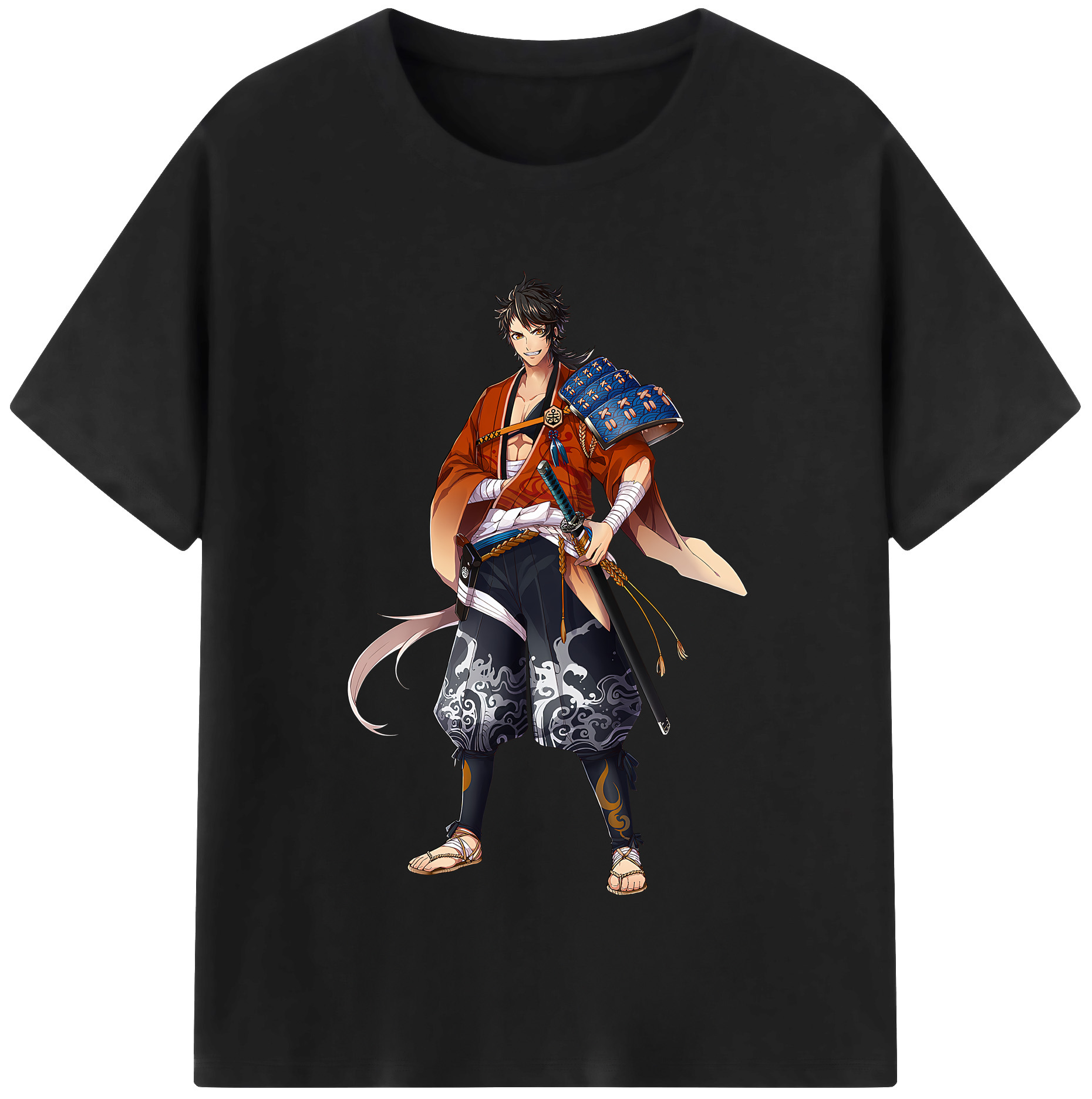 （画像用） 刀剣乱舞 Touken Ranbu 綿100％半袖Tシャツ（フロントプリント）