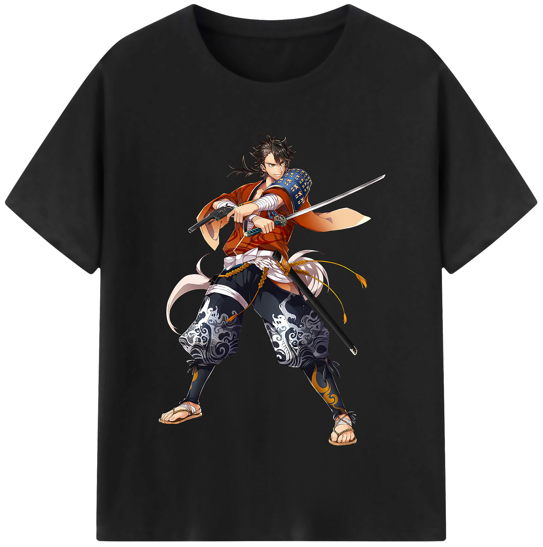（画像用） 刀剣乱舞 Touken Ranbu 綿100％半袖Tシャツ（フロントプリント）