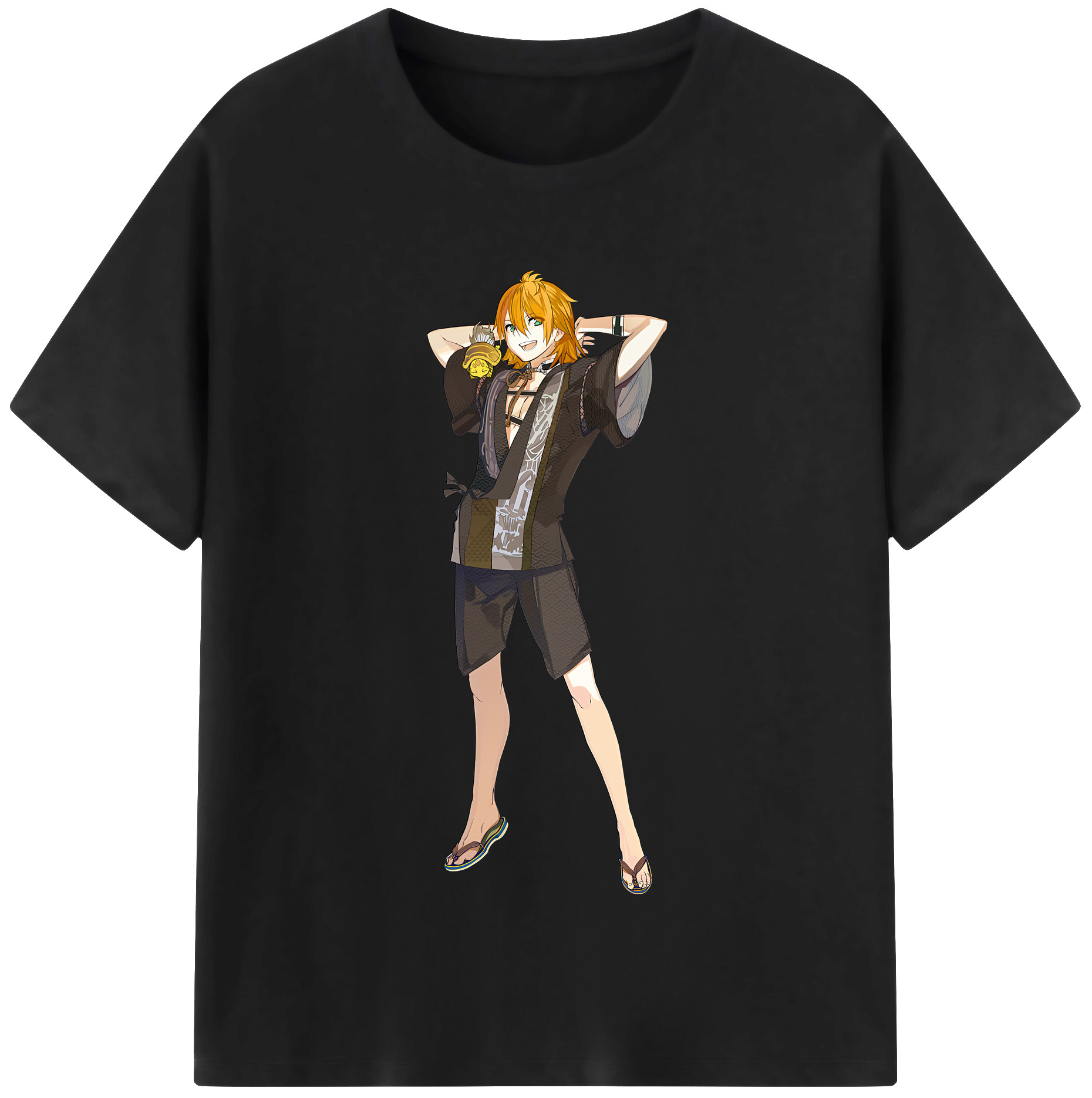 （画像用） 刀剣乱舞 Touken Ranbu 綿100％半袖Tシャツ（フロントプリント）