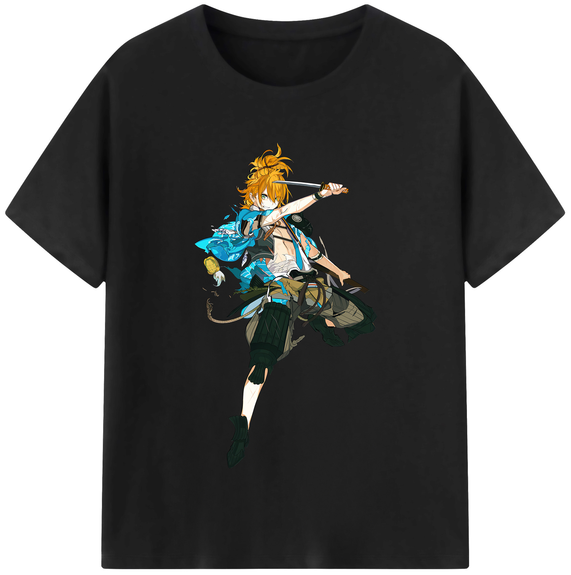 （画像用） 刀剣乱舞 Touken Ranbu 綿100％半袖Tシャツ（フロントプリント）