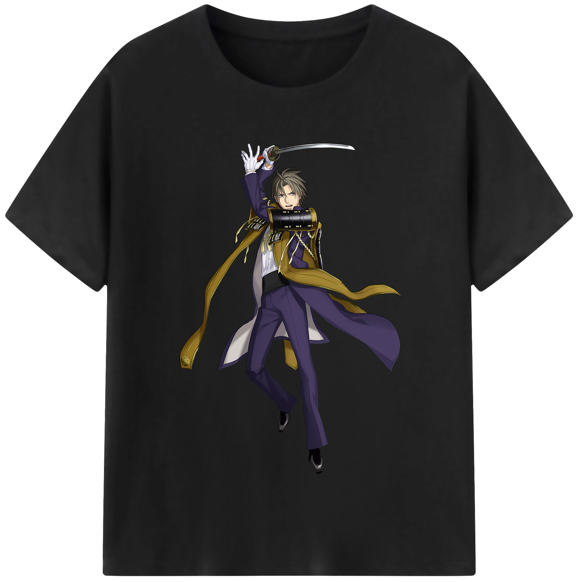 （画像用） 刀剣乱舞 Touken Ranbu 綿100％半袖Tシャツ（フロントプリント）