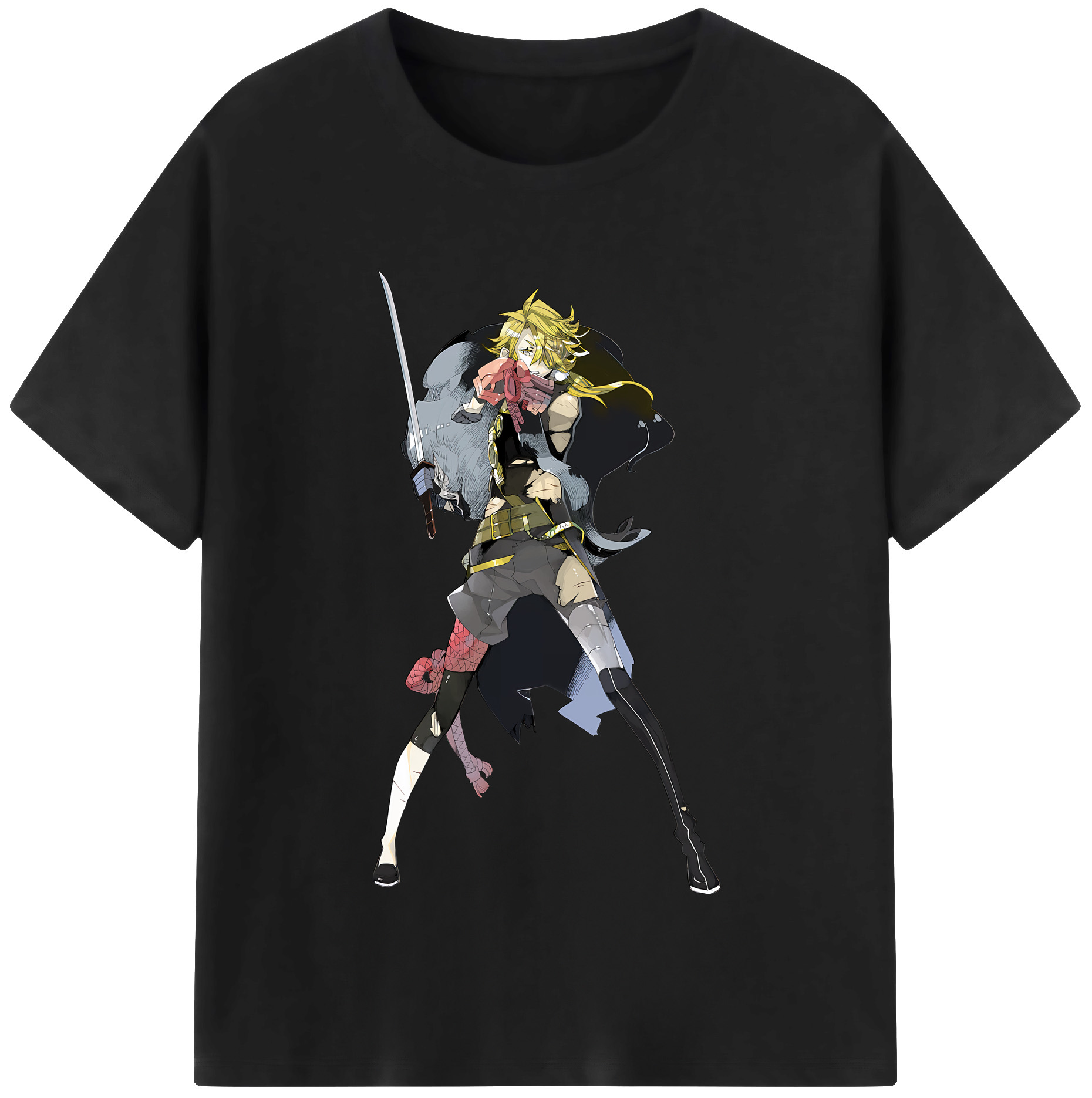 （画像用） 刀剣乱舞 Touken Ranbu 綿100％半袖Tシャツ（フロントプリント）