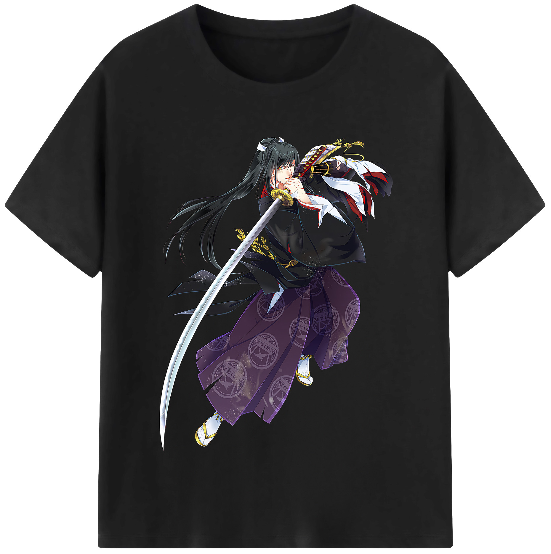 （画像用） 刀剣乱舞 Touken Ranbu 綿100％半袖Tシャツ（フロントプリント）