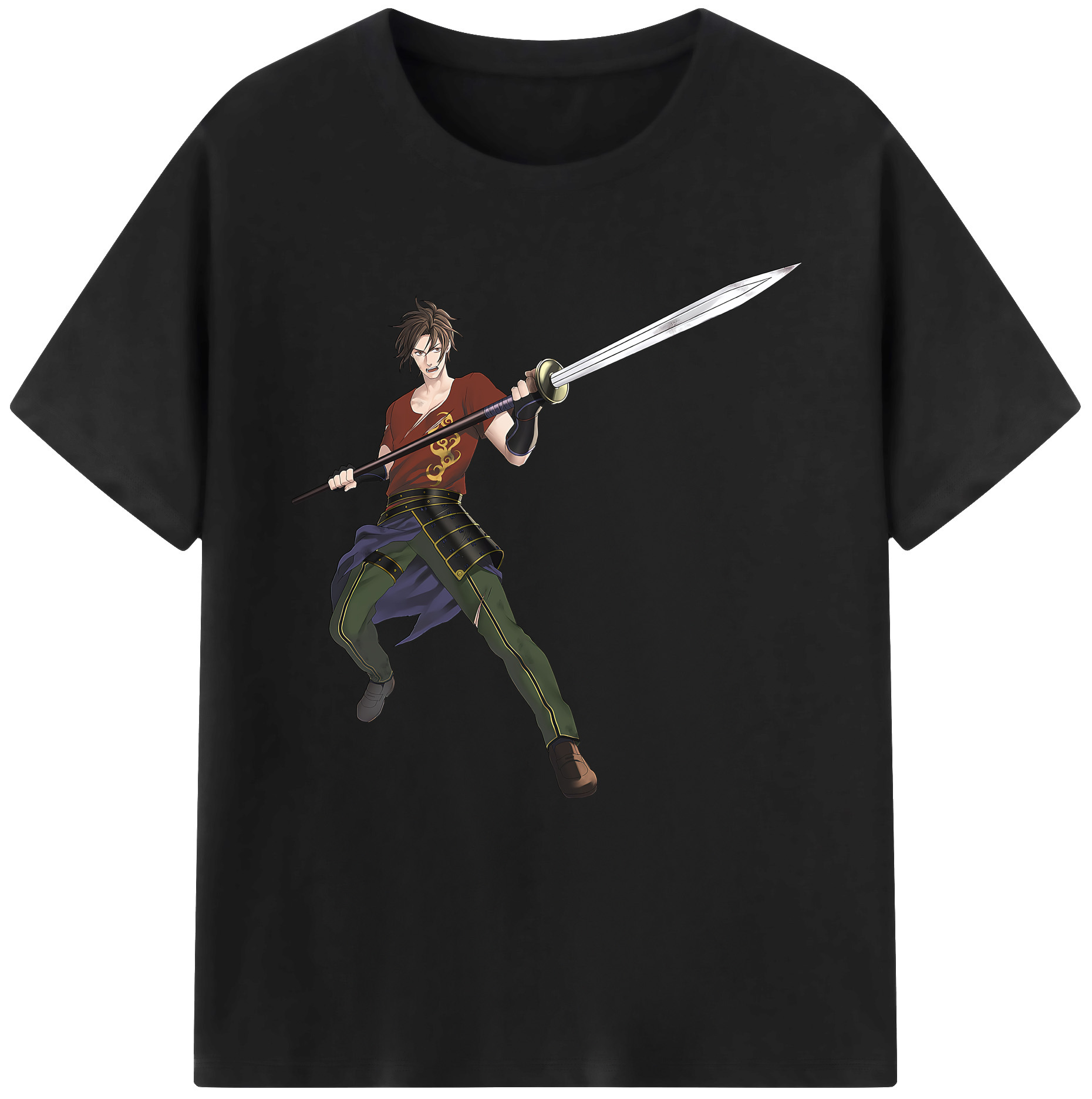 （画像用） 刀剣乱舞 Touken Ranbu 綿100％半袖Tシャツ（フロントプリント）