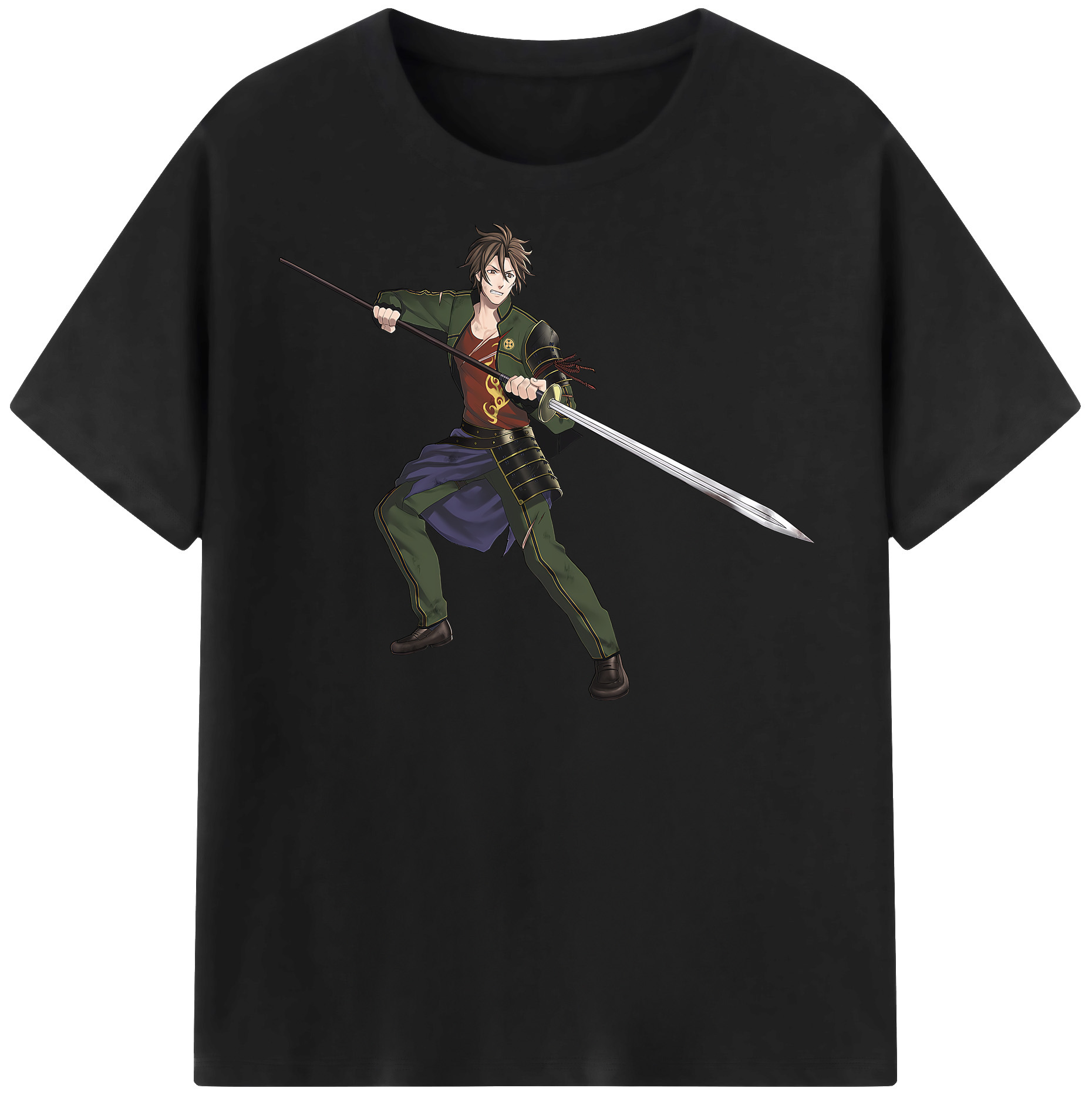 （画像用） 刀剣乱舞 Touken Ranbu 綿100％半袖Tシャツ（フロントプリント）