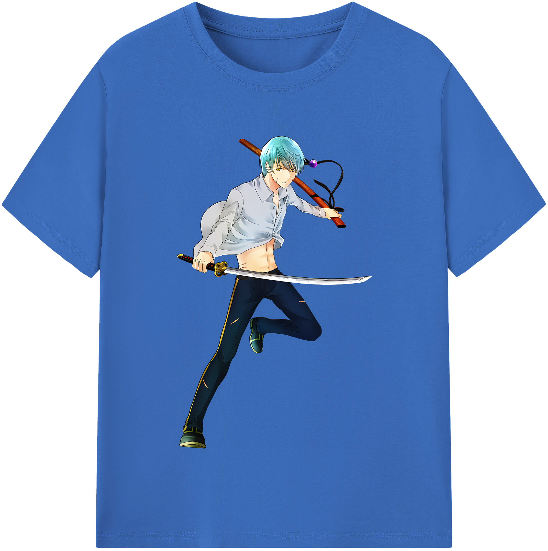 （画像用） 刀剣乱舞 Touken Ranbu 綿100％半袖Tシャツ（フロントプリント）