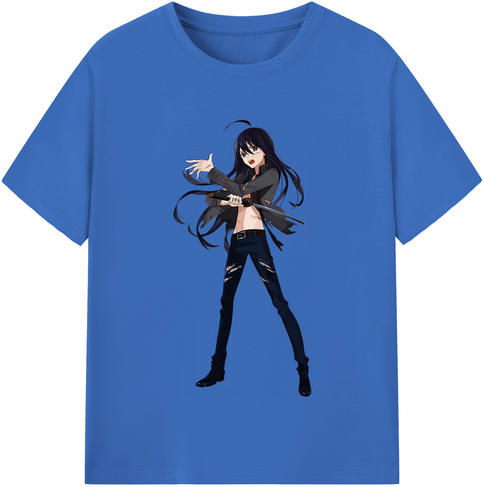 （画像用） 刀剣乱舞 Touken Ranbu 綿100％半袖Tシャツ（フロントプリント）